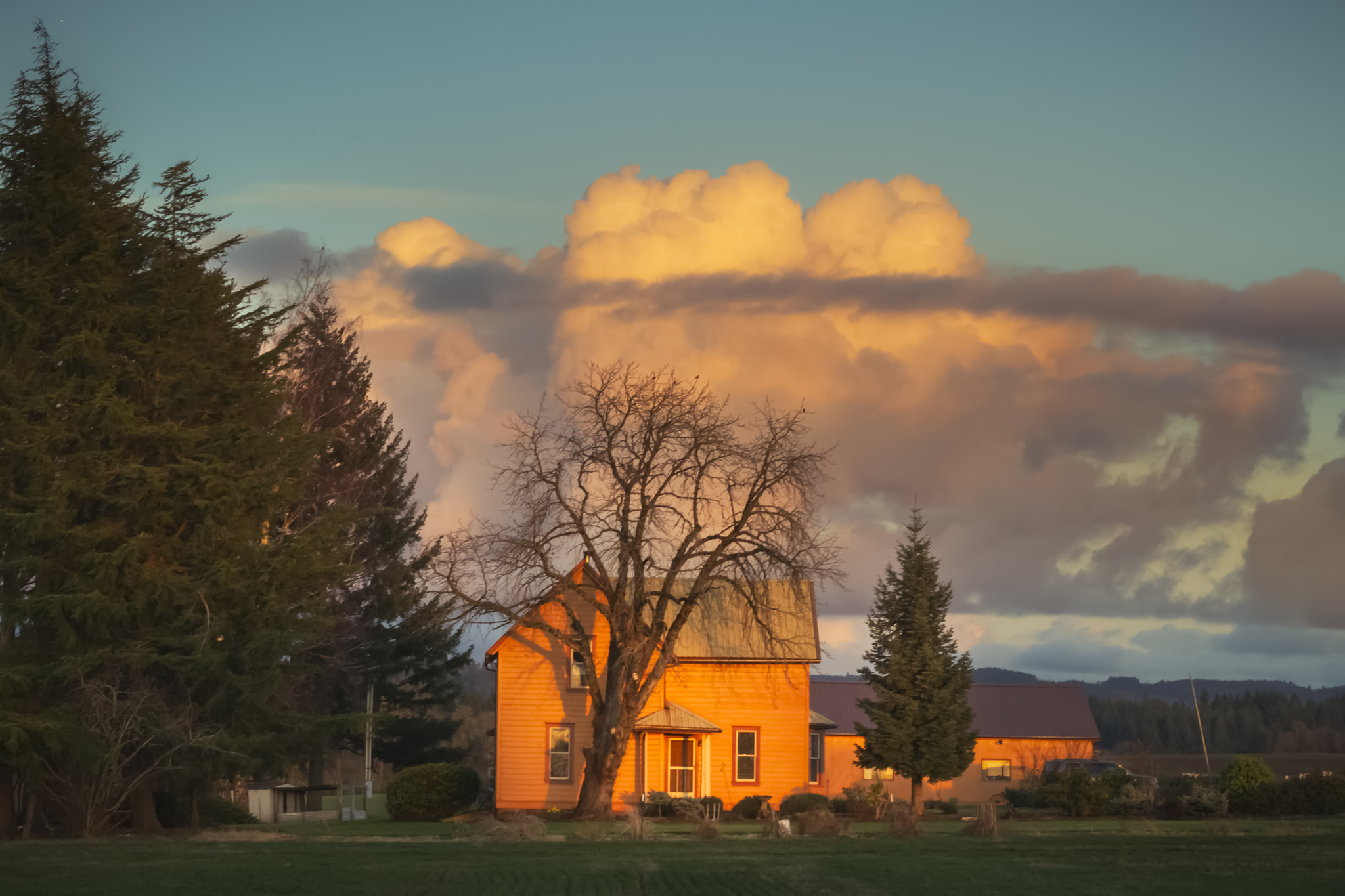 Canon EOS-1D Mark IV sample photo. Oregon farmhouse photography