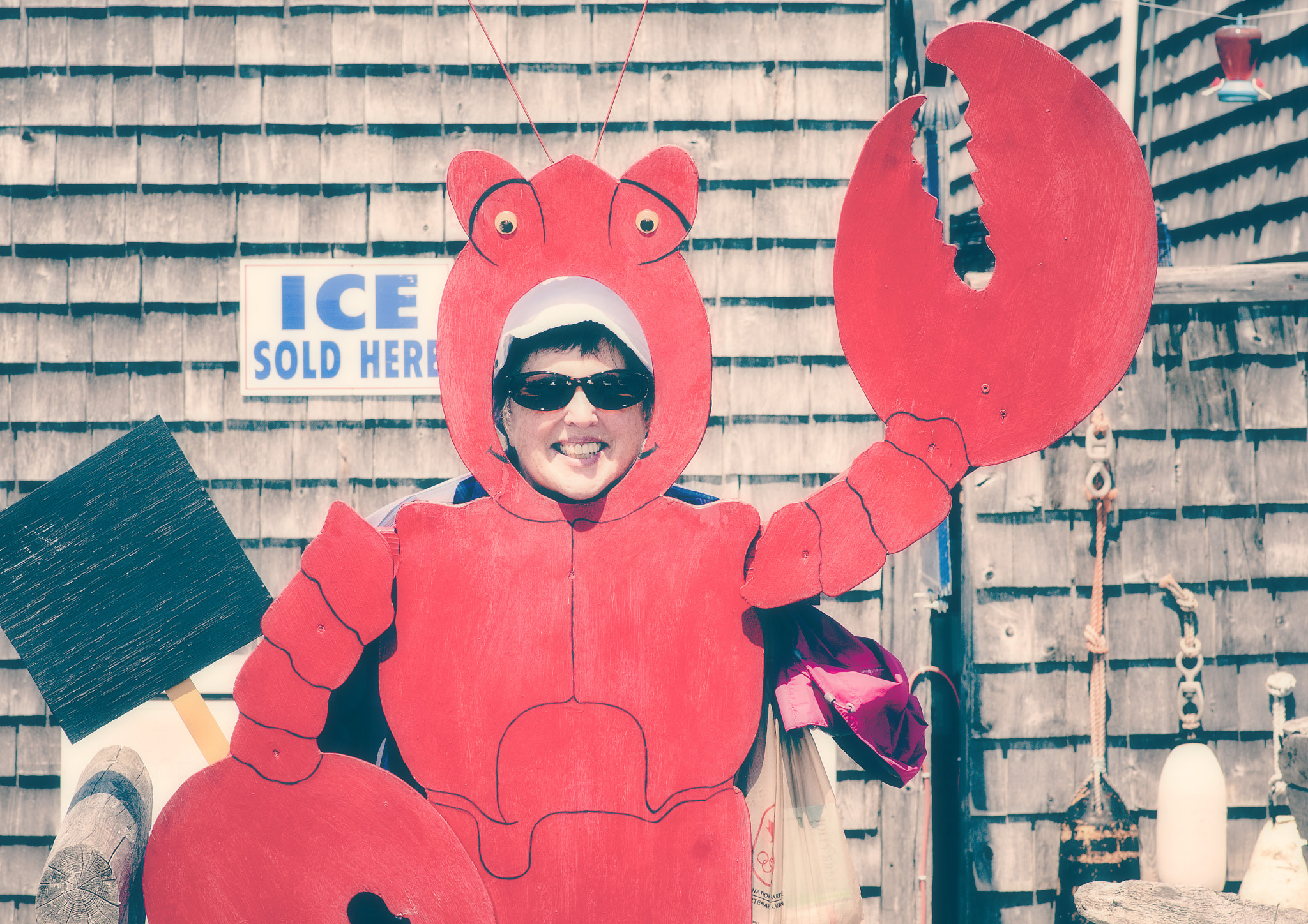 Nikon D300 + Nikon AF-S Nikkor 85mm F1.8G sample photo. Lobster mom - new brunswick 2016 photography