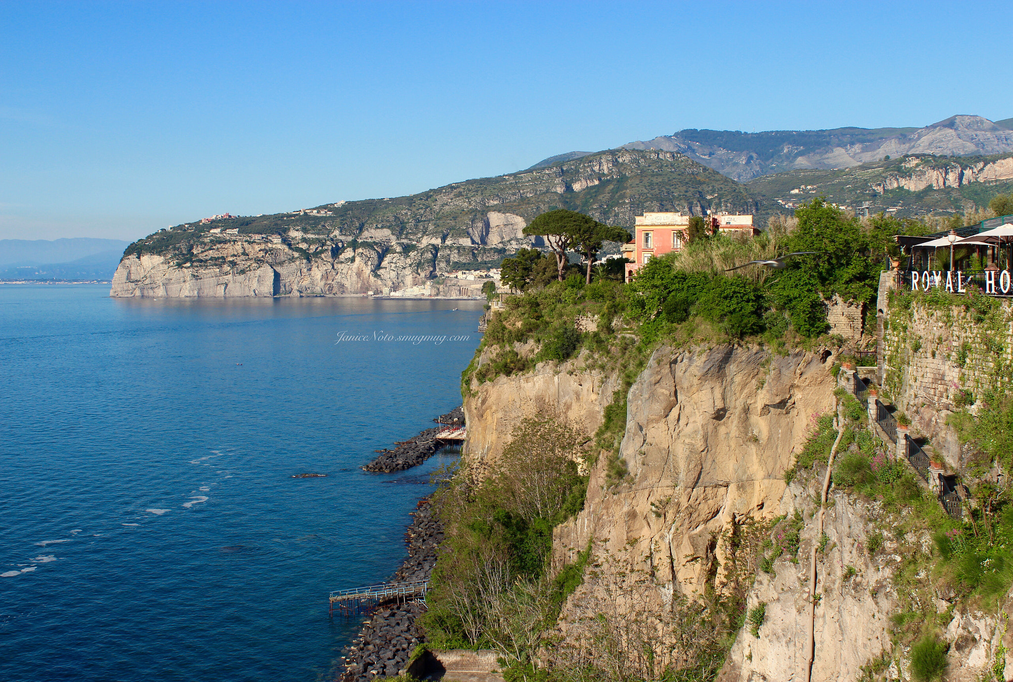Canon EF-S 18-55mm F3.5-5.6 IS II sample photo. Thinking of italy...  a gorgeous view of the bay of naples from the sorrento shoreline. photography