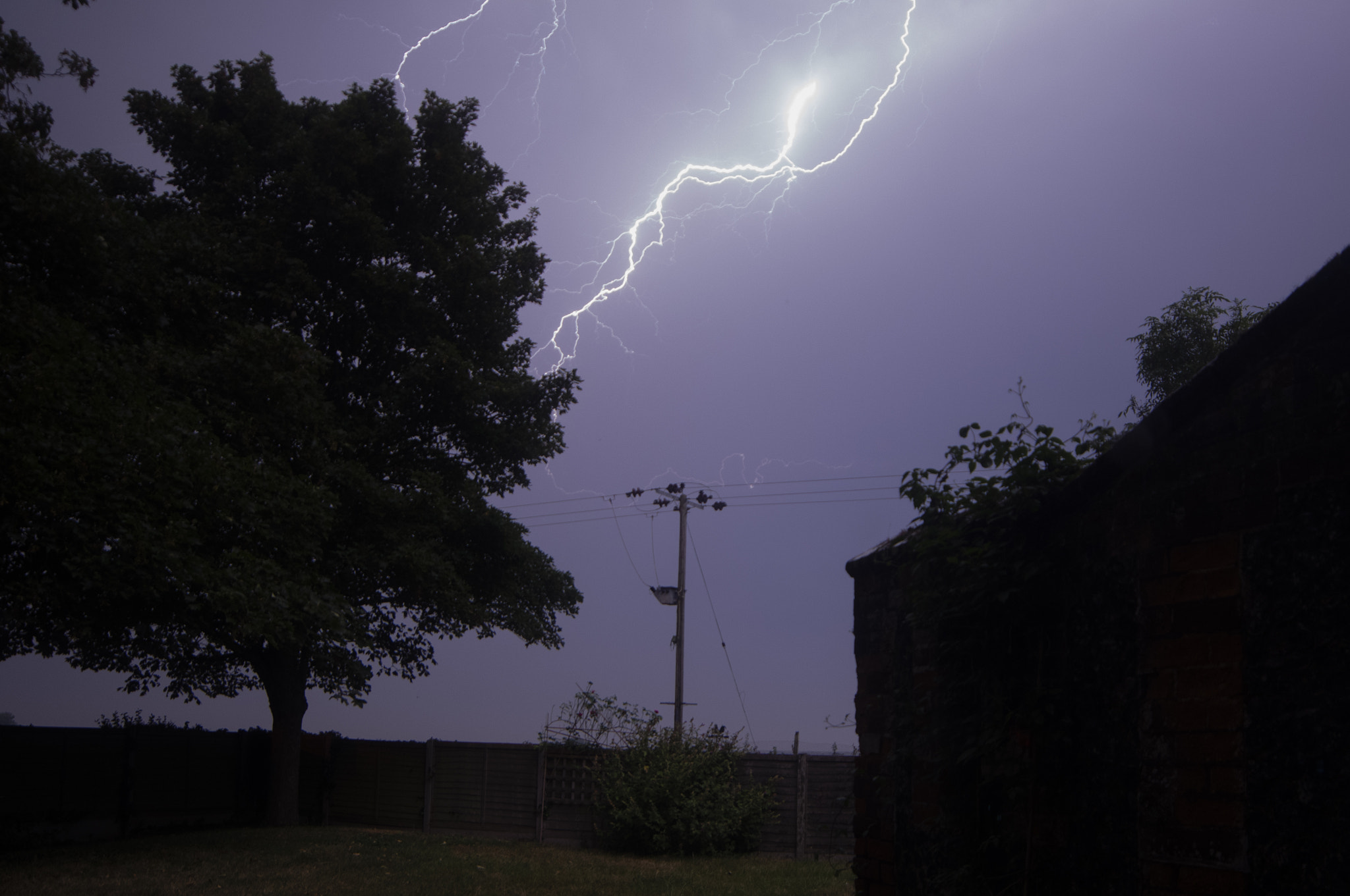 Pentax K-3 sample photo. Lightning photography