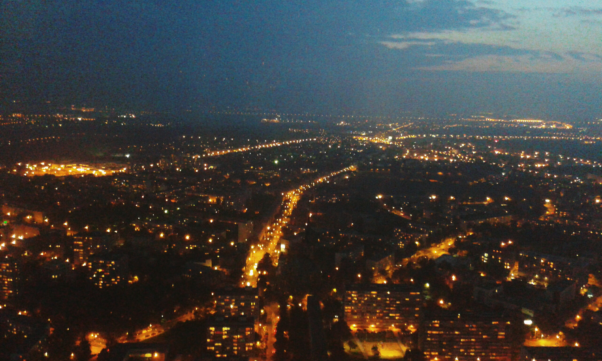 Samsung Galaxy Trend Plus sample photo. Vintage wroclove night wrom sky in poland photography