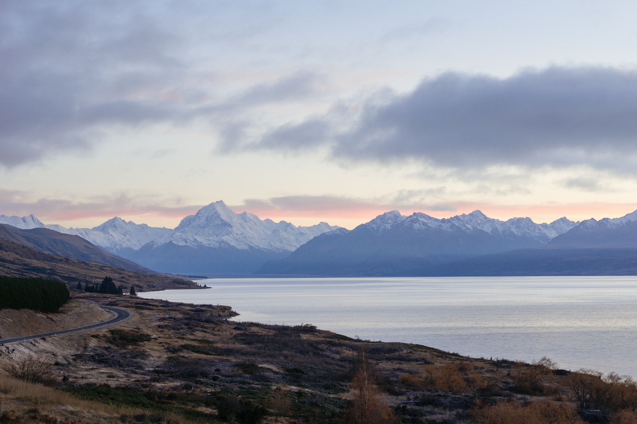 Sony Alpha NEX-7 + E 50mm F1.8 OSS sample photo. Mount cook says good morning photography