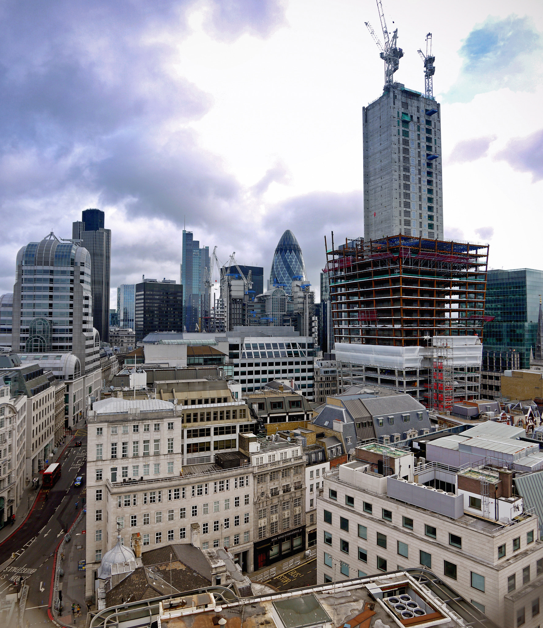 Panasonic Lumix DMC-GF1 sample photo. London cityscape from above photography