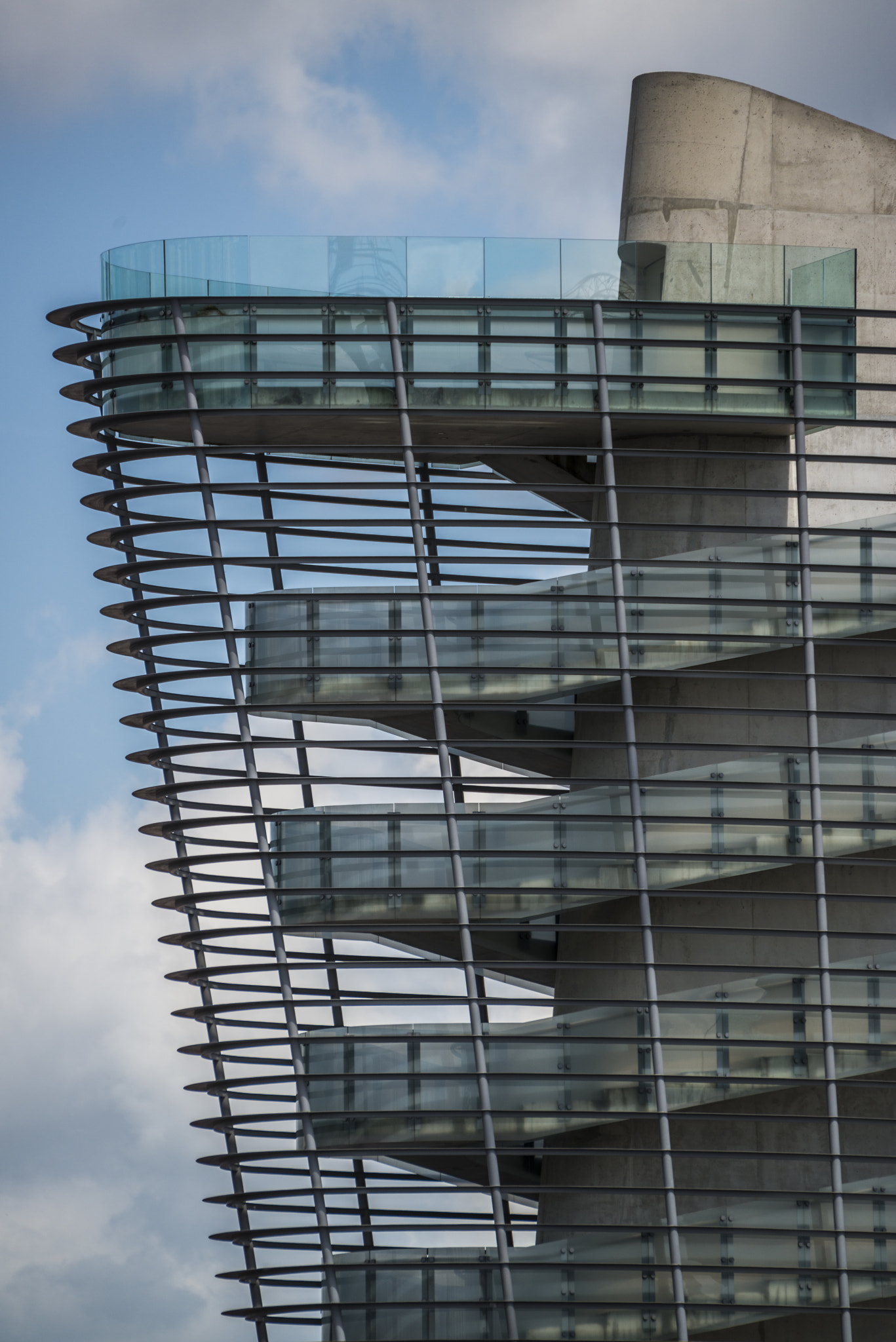Sigma 50-500mm F4.5-6.3 DG OS HSM sample photo. Modern staircase photography
