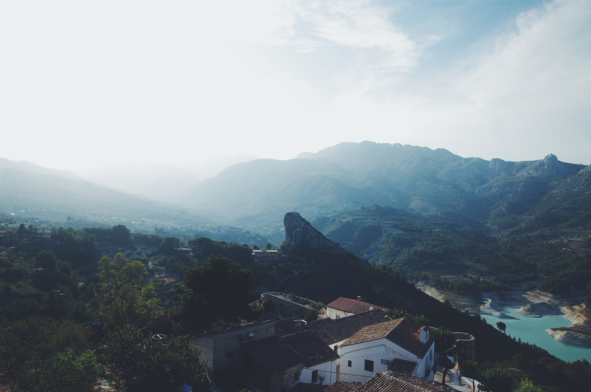 Pentax K-x sample photo. El castell de guadalest photography