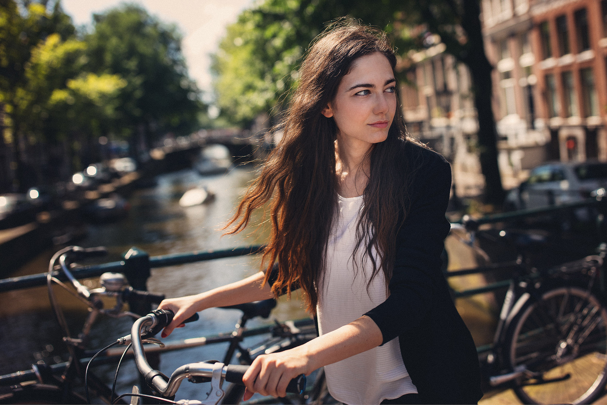Canon EF 35mm F1.4L II USM sample photo. Amsterdam bike photography