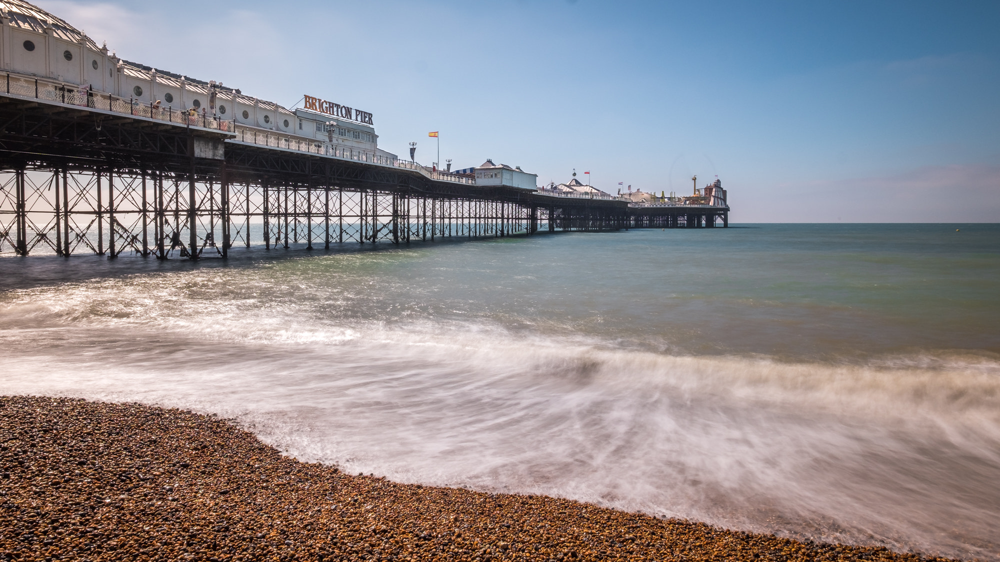Fujifilm X-E2 + Fujifilm XF 14mm F2.8 R sample photo. The pier - brighton, england - travel photography photography