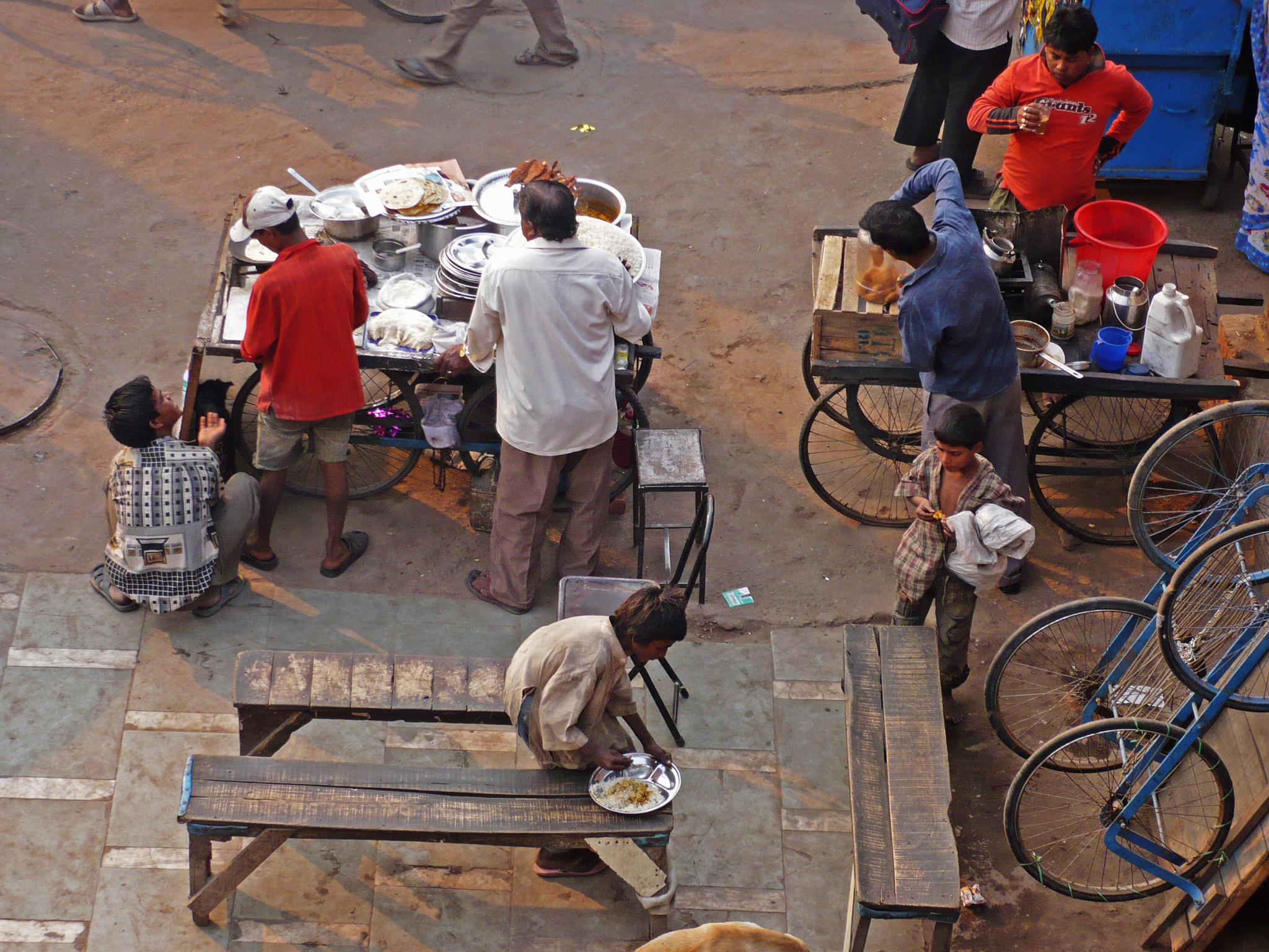 Panasonic DMC-FX12 sample photo. Delhi breakfast photography