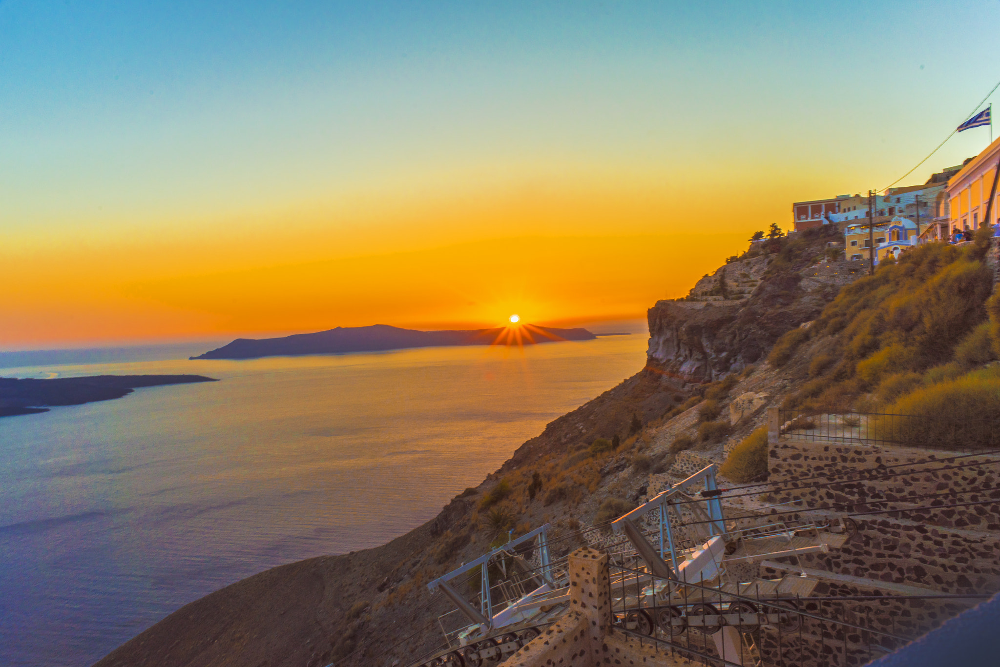 Sony a7R + Sony 20mm F2.8 sample photo. Santorini photography