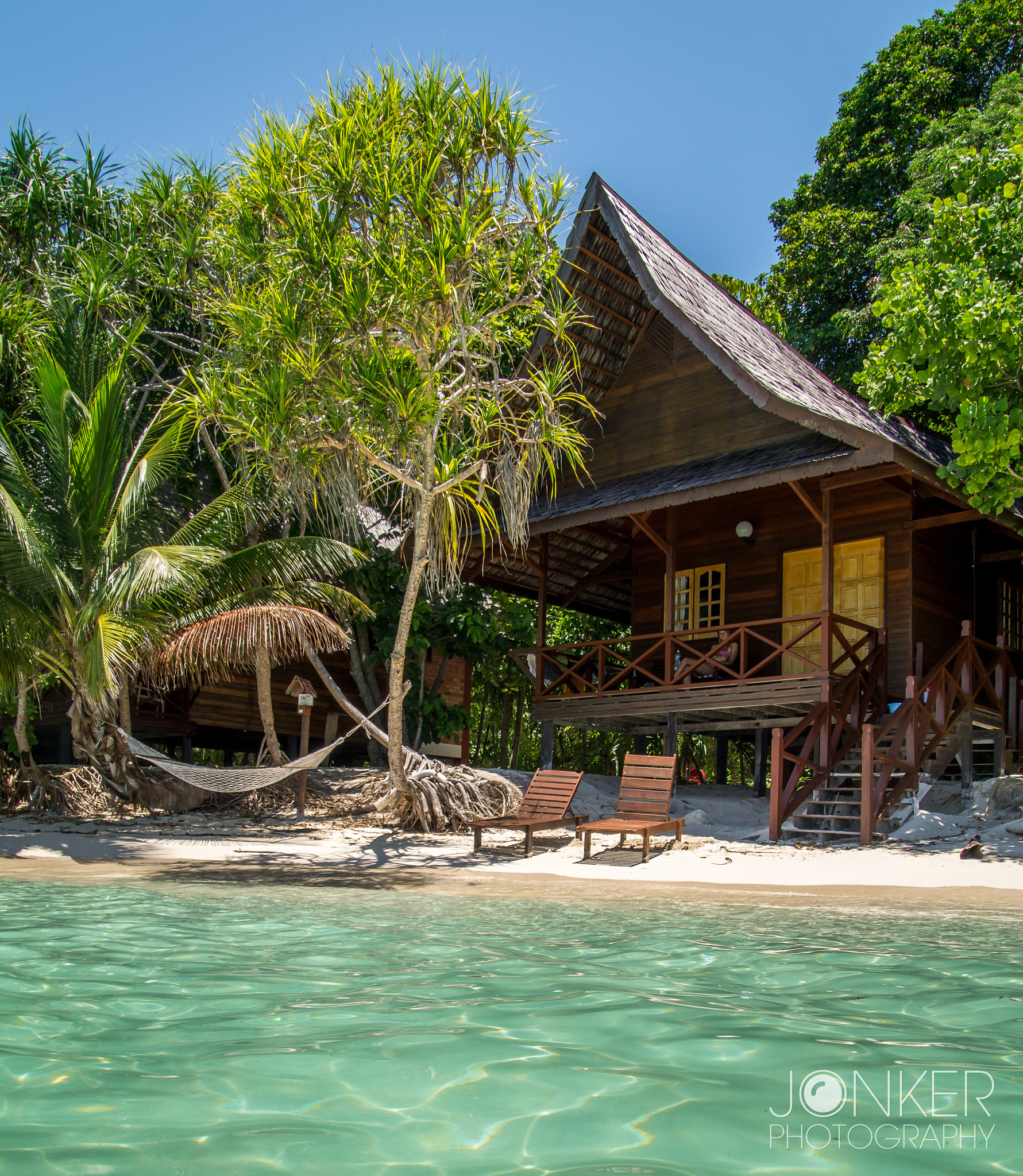 Tamron 18-270mm F3.5-6.3 Di II PZD sample photo. Our house in lankayan, borneo photography
