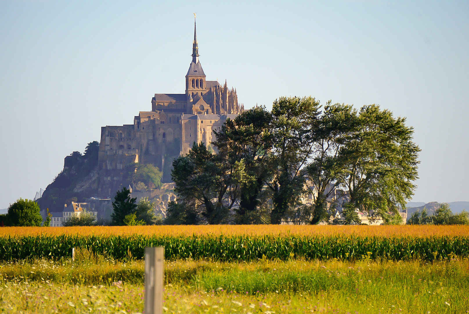 Sony a5100 sample photo. Mont st michel from a far photography