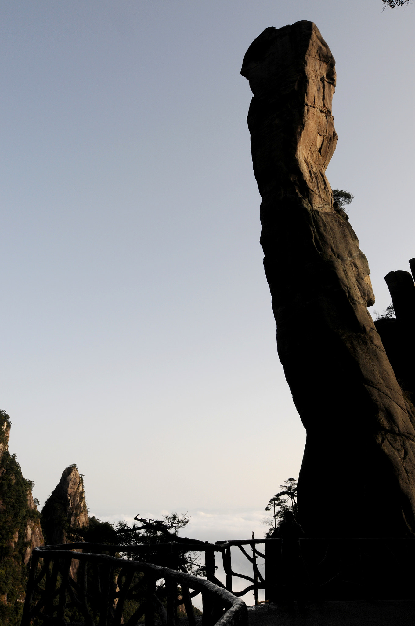 Nikon D300S sample photo. One pillar to prop up the sky photography