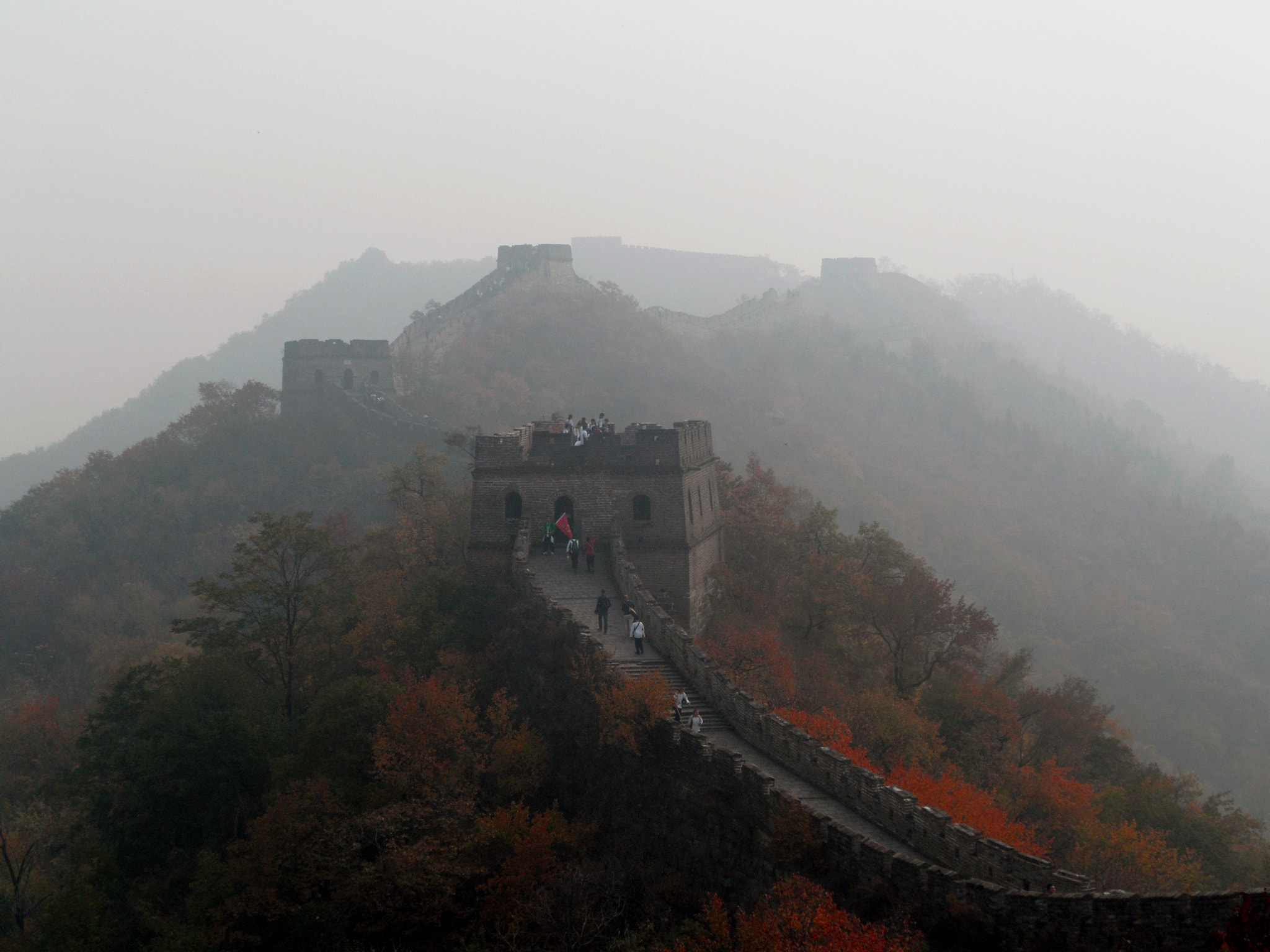 Samsung WB650 / VLUU WB650 /  WB660 sample photo. Misty great wall photography