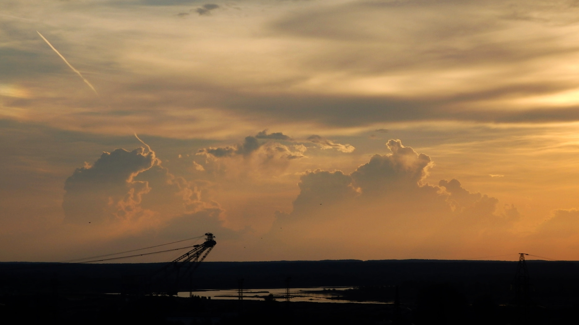 Olympus SZ-17 sample photo. Clouds in the sunset rays photography