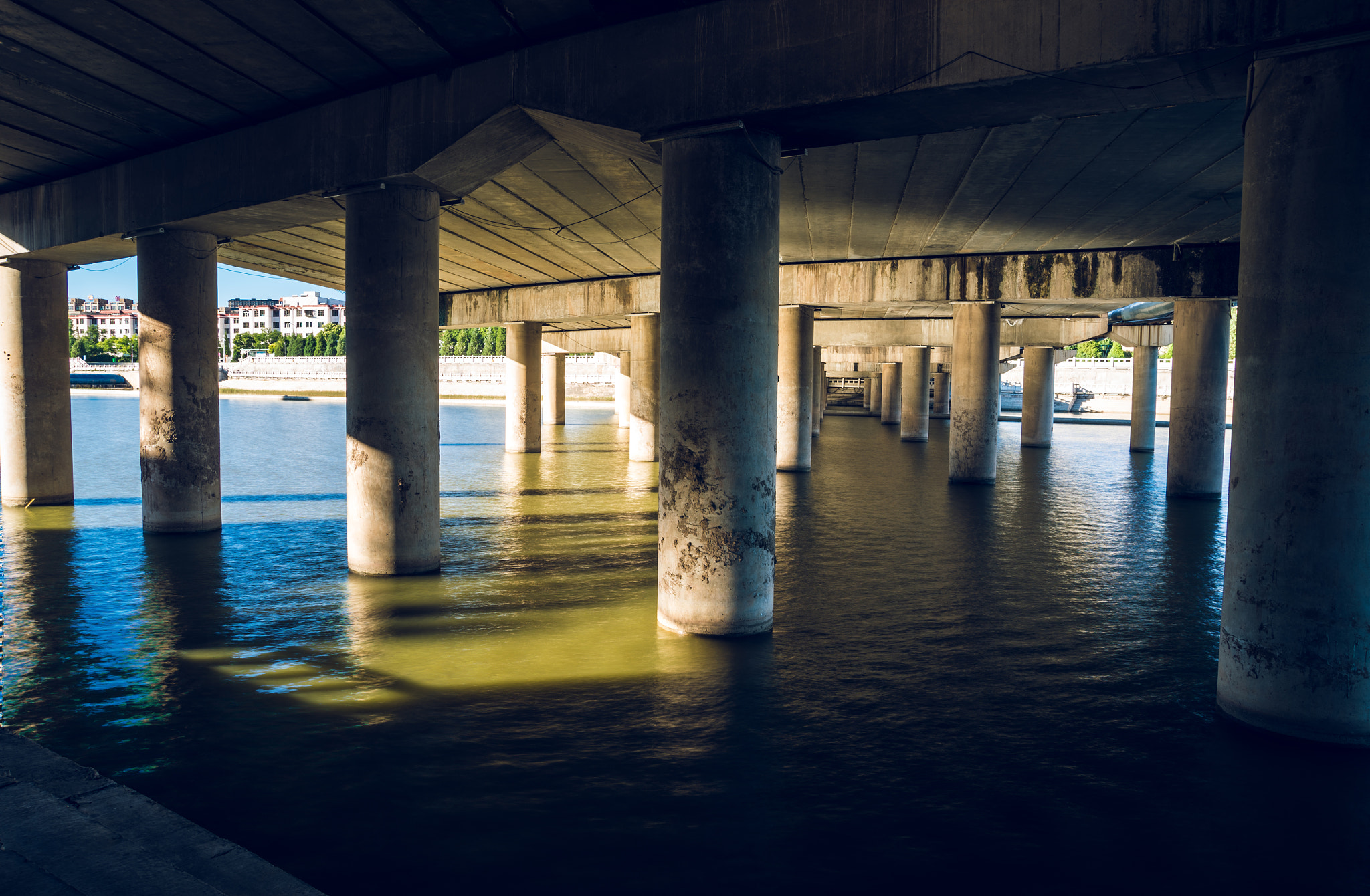 Pentax K-5 II sample photo. Under bridge photography
