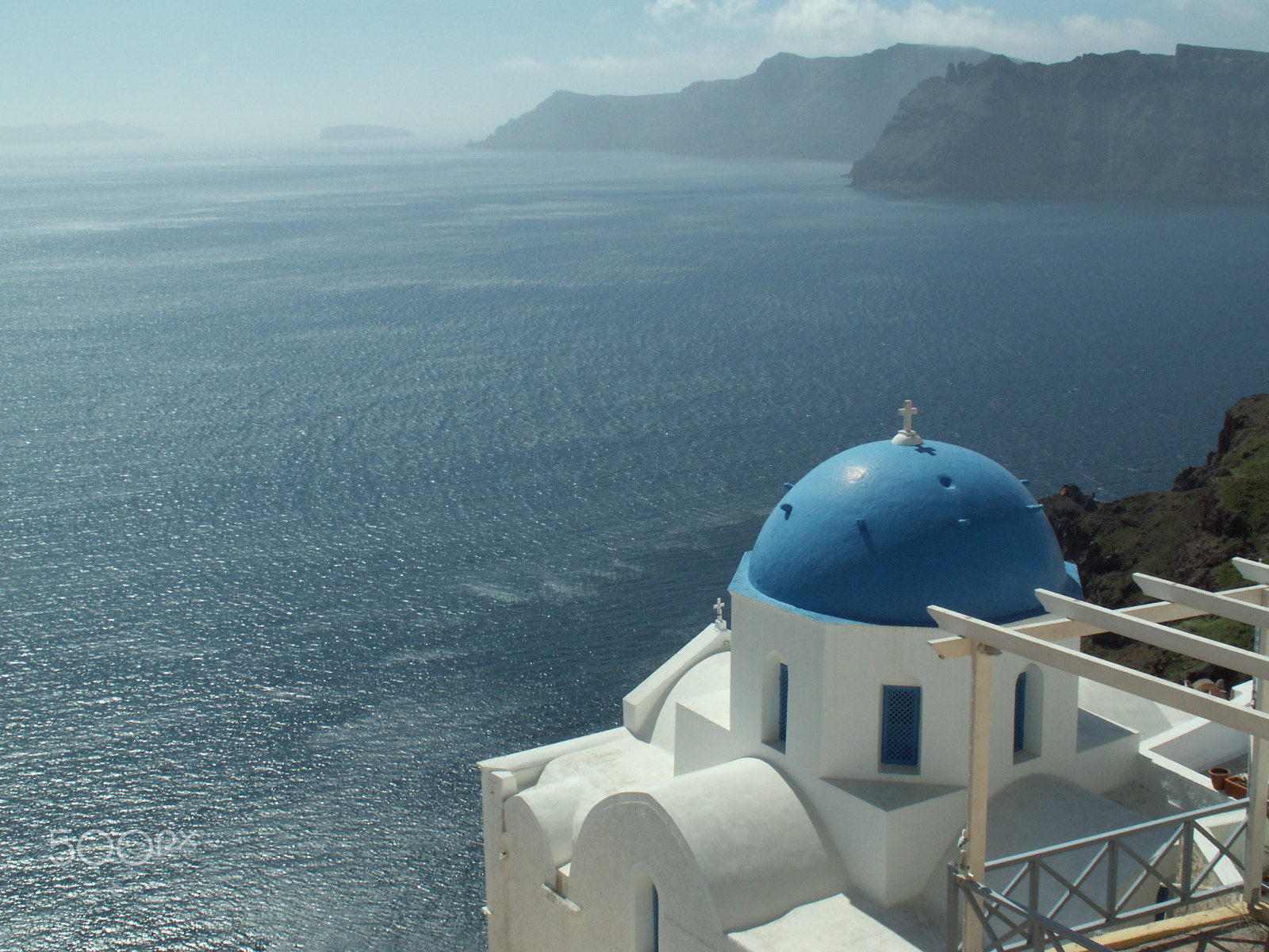 KONICA MINOLTA DiMAGE Z5 sample photo. Oia santorini photography
