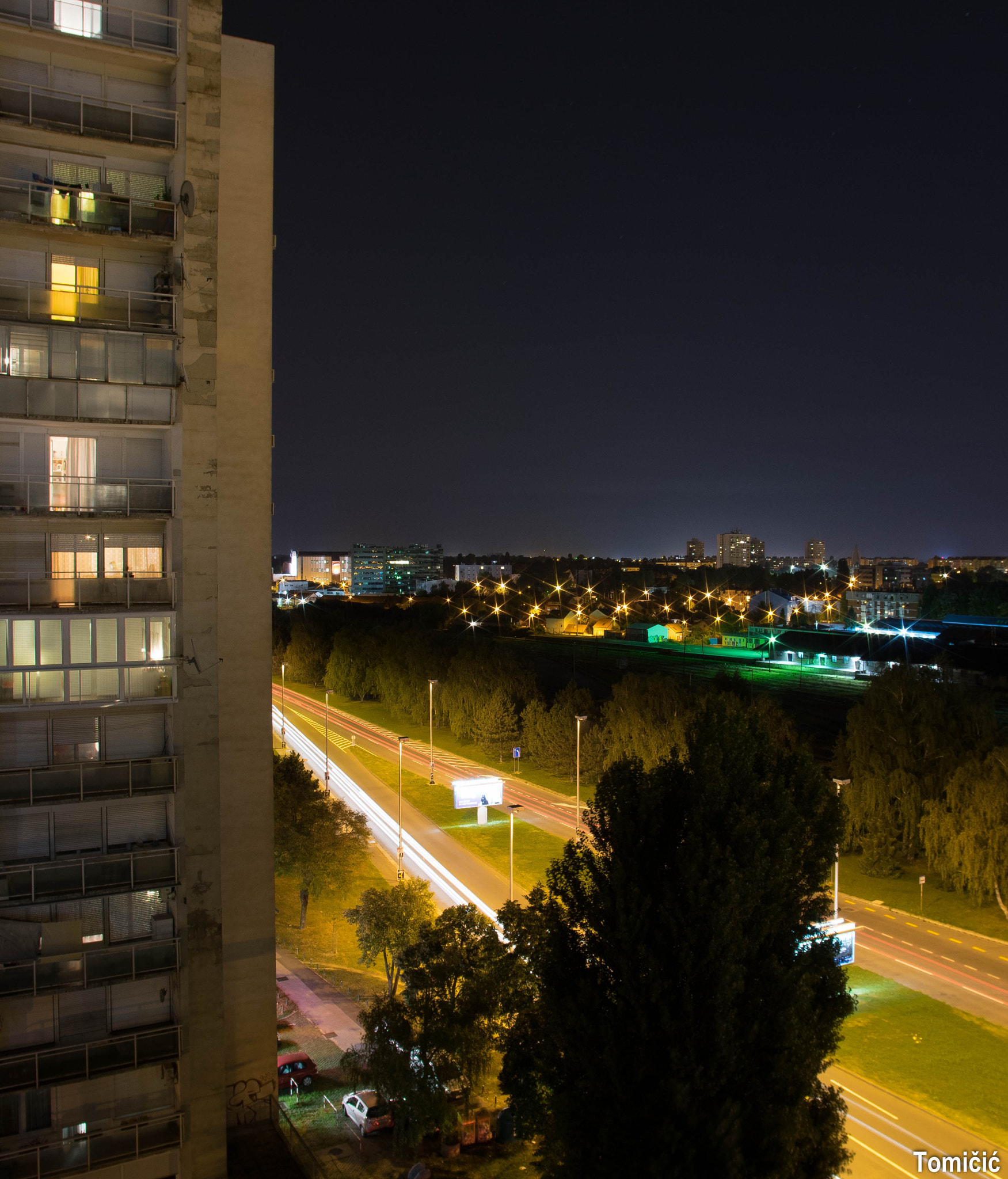 Pentax smc DA 14mm F2.8 ED (IF) sample photo. Night over my town photography