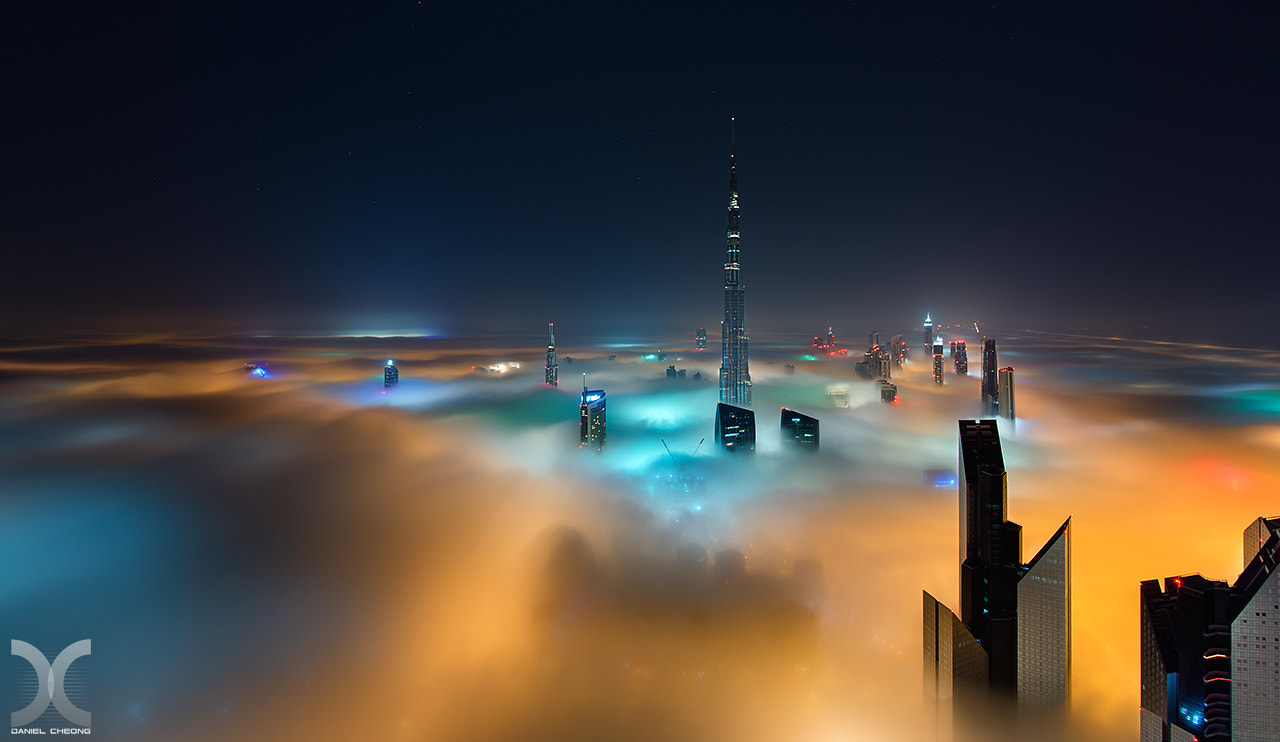 Nikon D800 + Nikon AF Fisheye-Nikkor 16mm F2.8D sample photo. Dubai cryogenic dreams photography