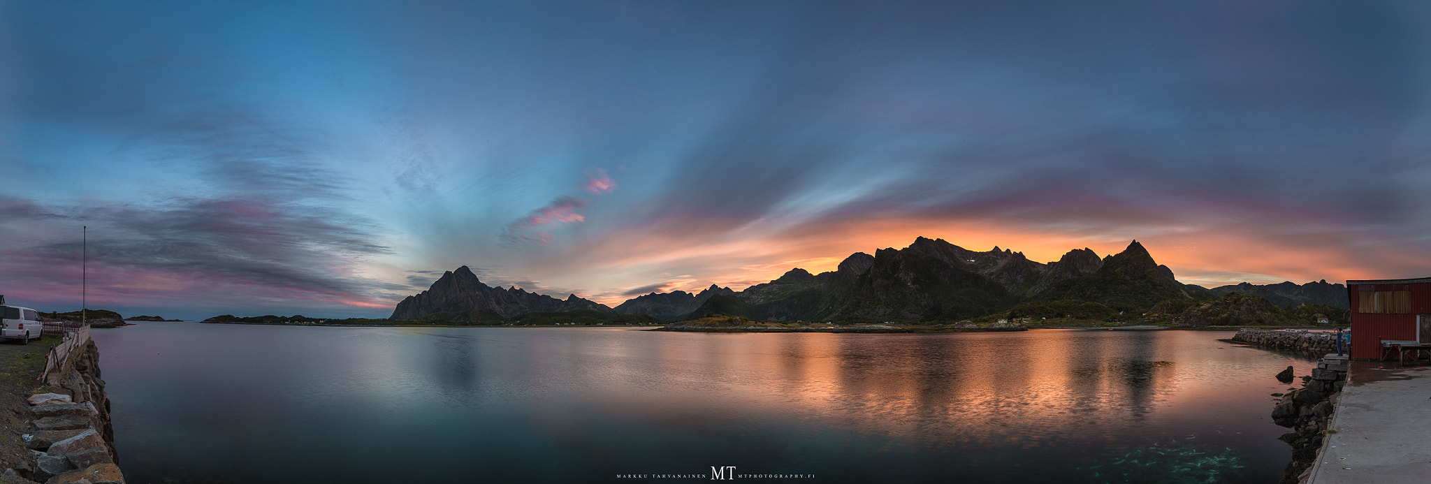 Canon EOS 6D + Canon TS-E 24.0mm f/3.5 L II sample photo. Sunset in the fjord photography