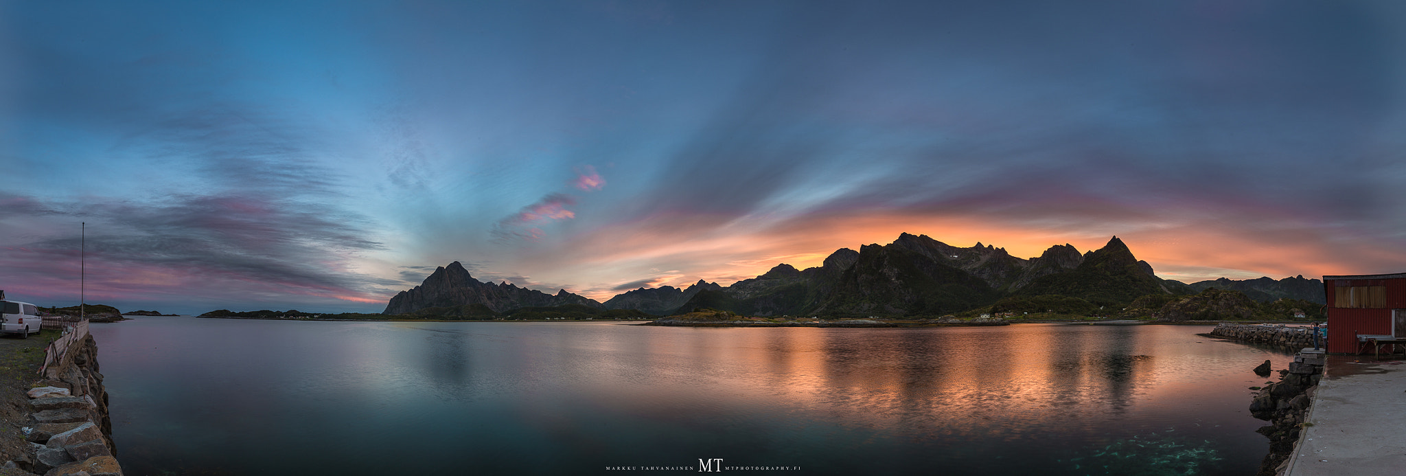 Canon TS-E 24.0mm f/3.5 L II sample photo. Sunset in the fjord photography