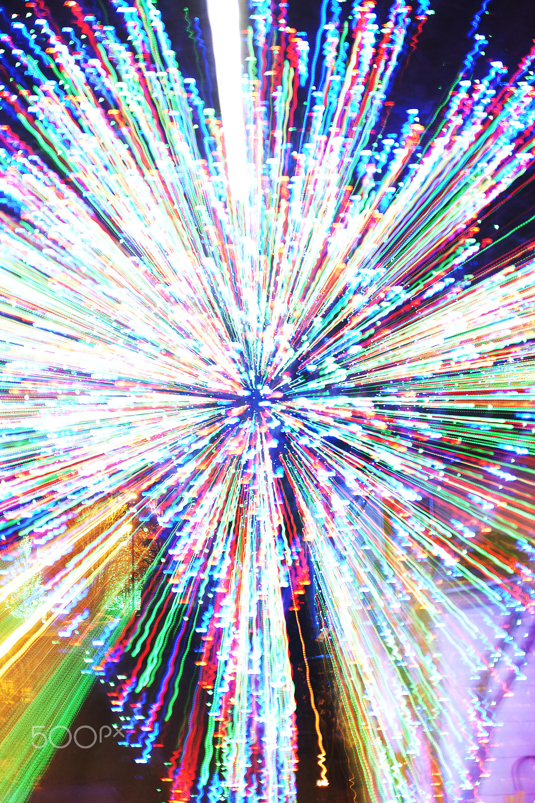 Canon EOS 450D (EOS Rebel XSi / EOS Kiss X2) sample photo. Abstract christmas lights photography