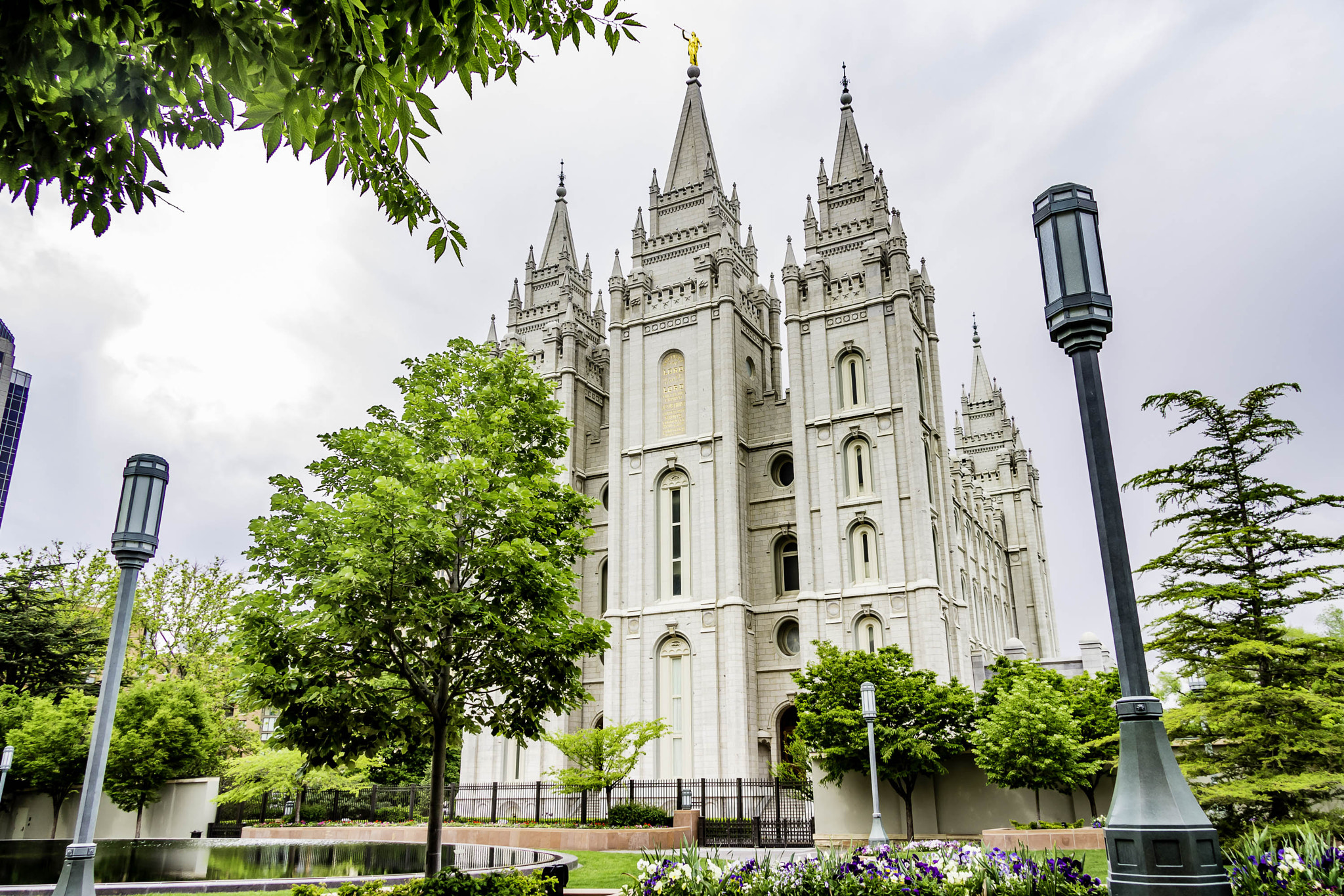 Canon EF-S 17-85mm F4-5.6 IS USM sample photo. Salt lake city utah temple photography