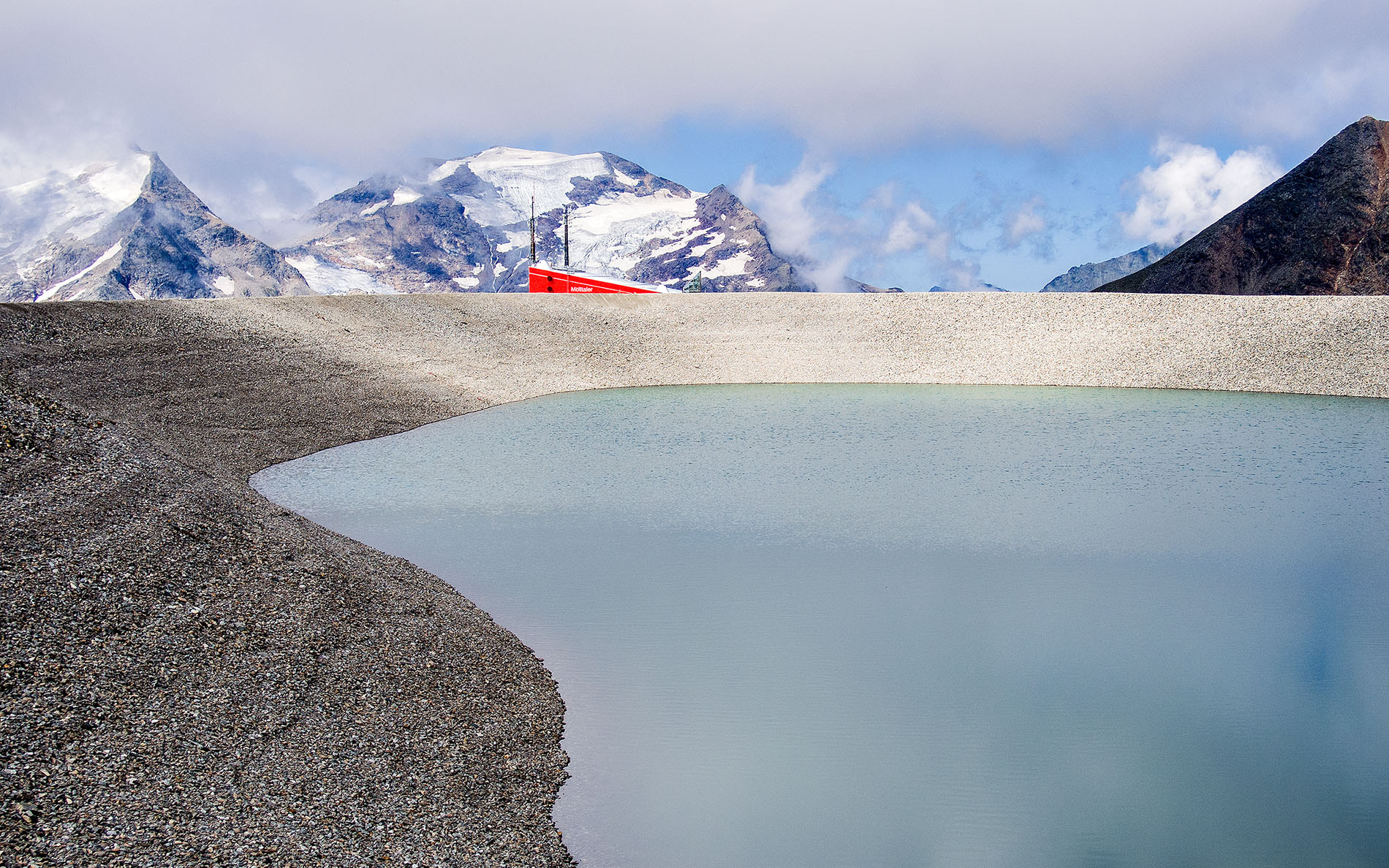 Olympus PEN E-PM2 sample photo. Snow cannon lake photography