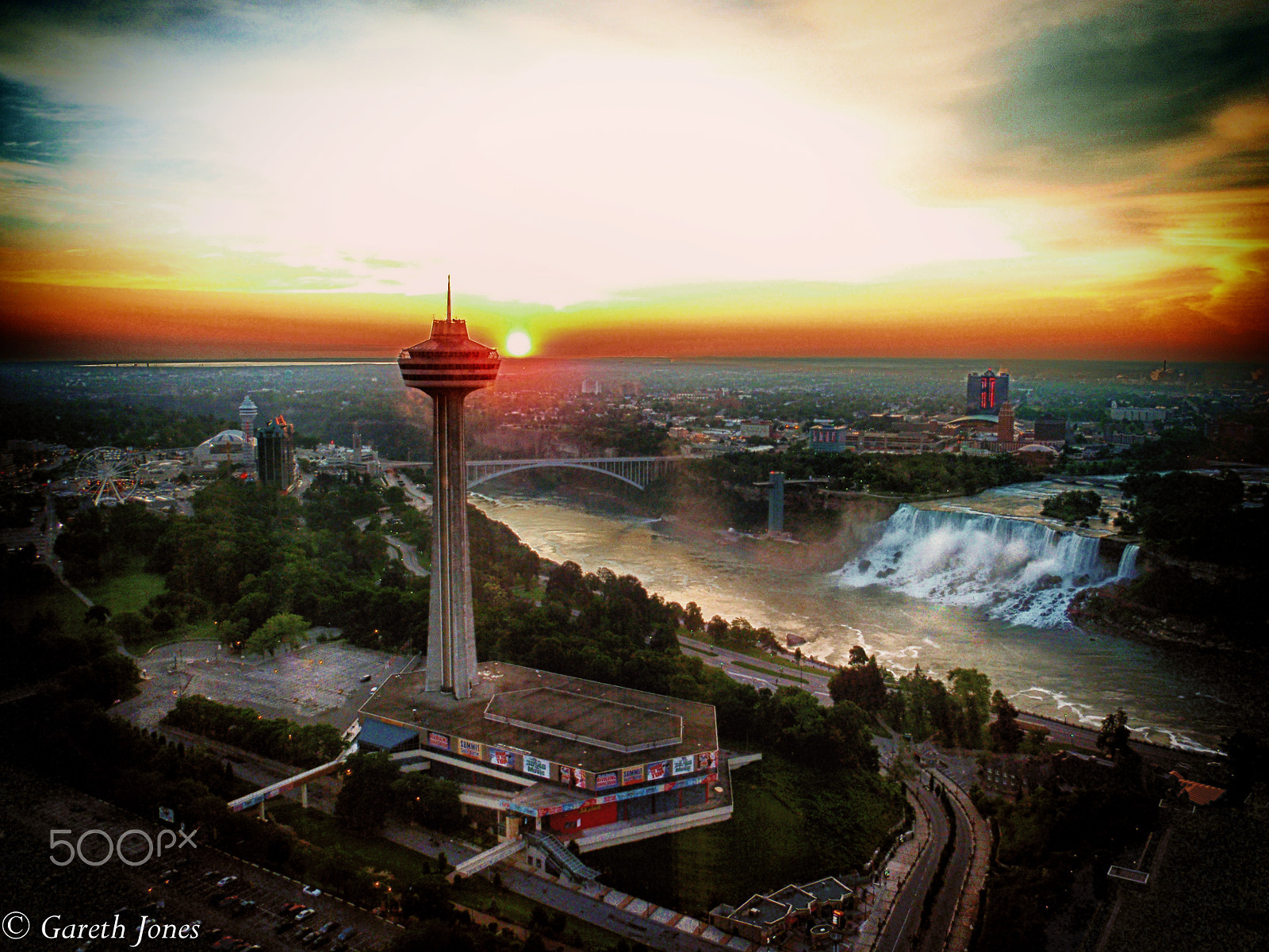 Olympus u9000,S9000 sample photo. American falls view from canada - quest photography