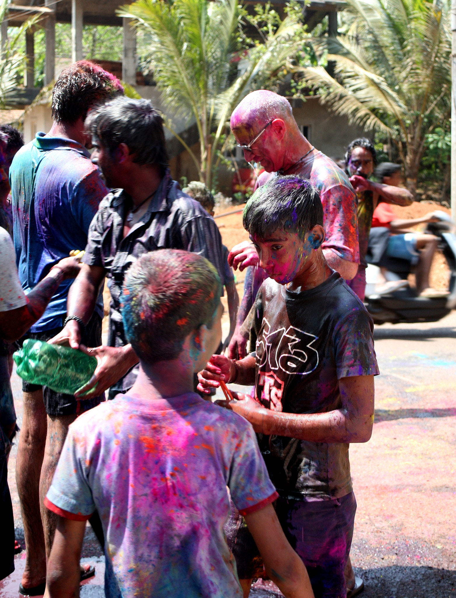 Canon EF 28-80mm f/3.5-5.6 sample photo. Holi colour photography