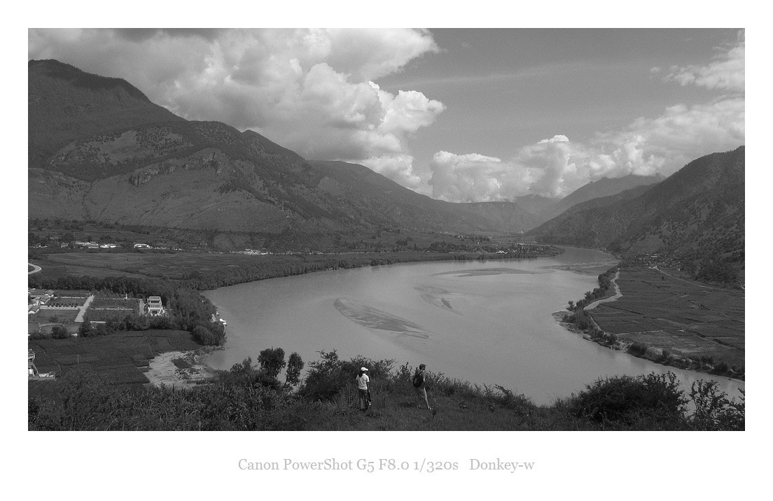 Canon POWERSHOT G5 sample photo. Shigu  the first bay of yangtze river photography