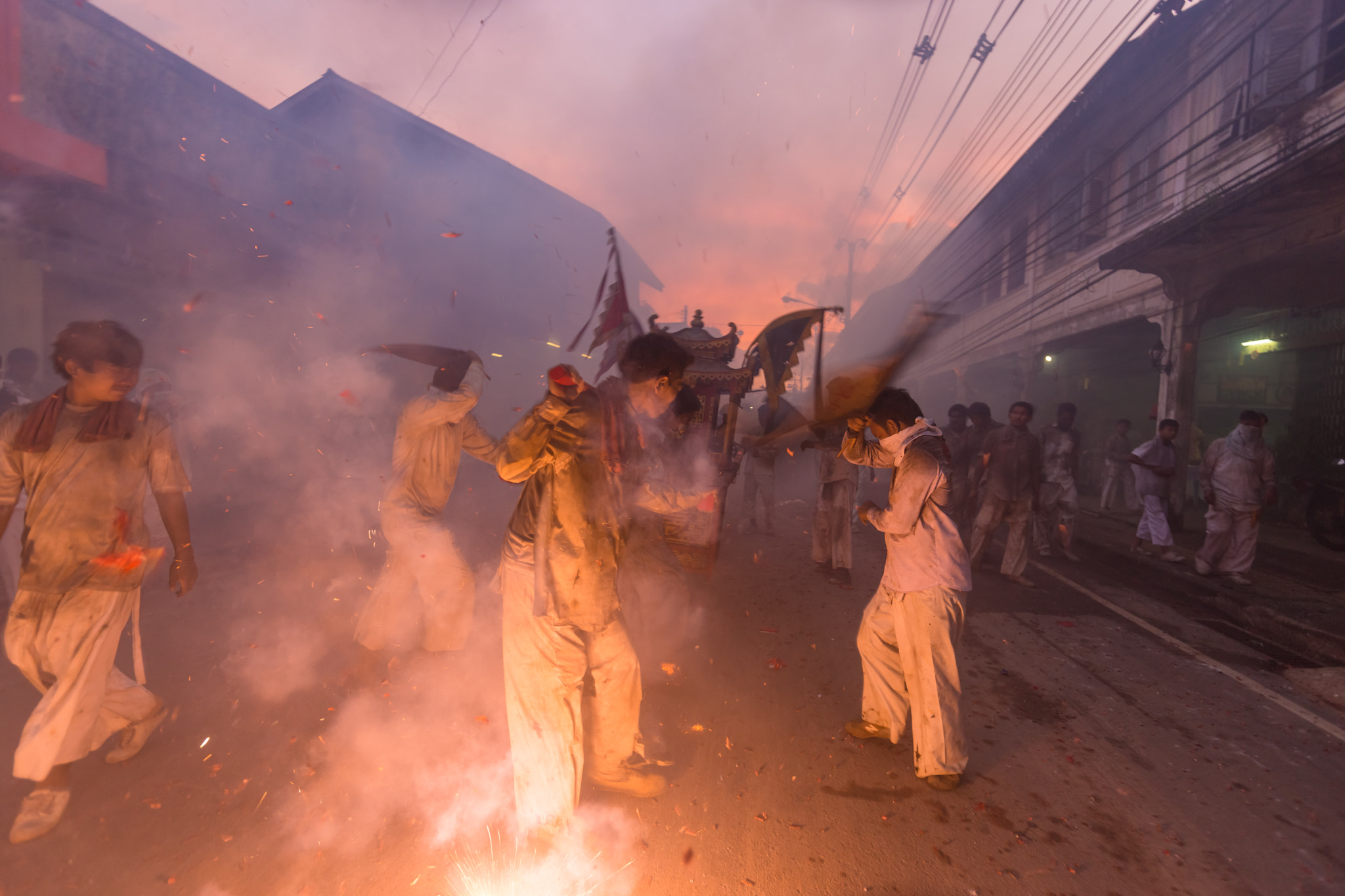 Sony a99 II + Sony Vario-Sonnar T* 16-35mm F2.8 ZA SSM sample photo. Takuapa,phang-nga,thailand-2015 october 18 : people celebrate a photography