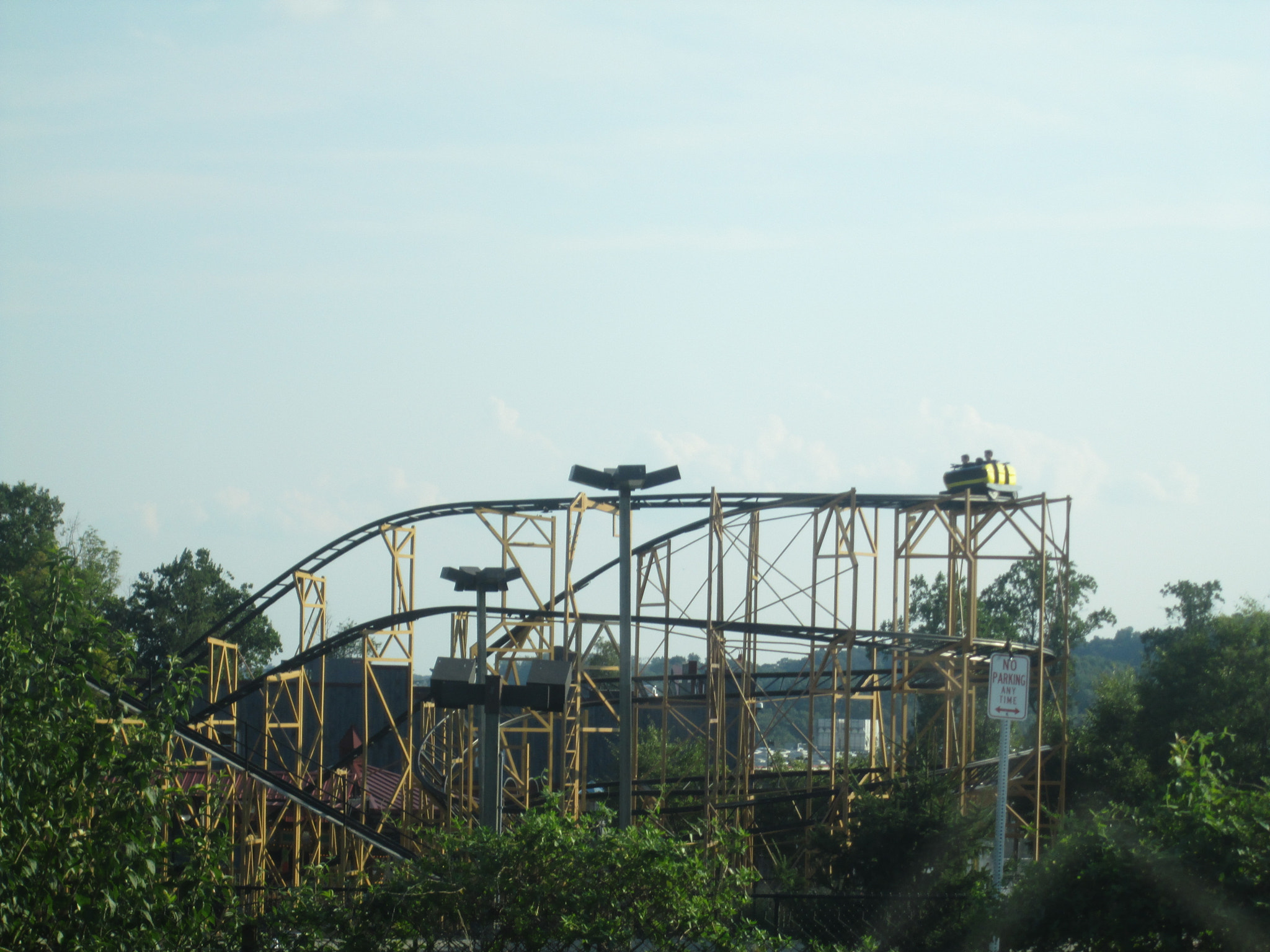 Canon PowerShot A3400 IS sample photo. Roller coaster in middle of no where photography