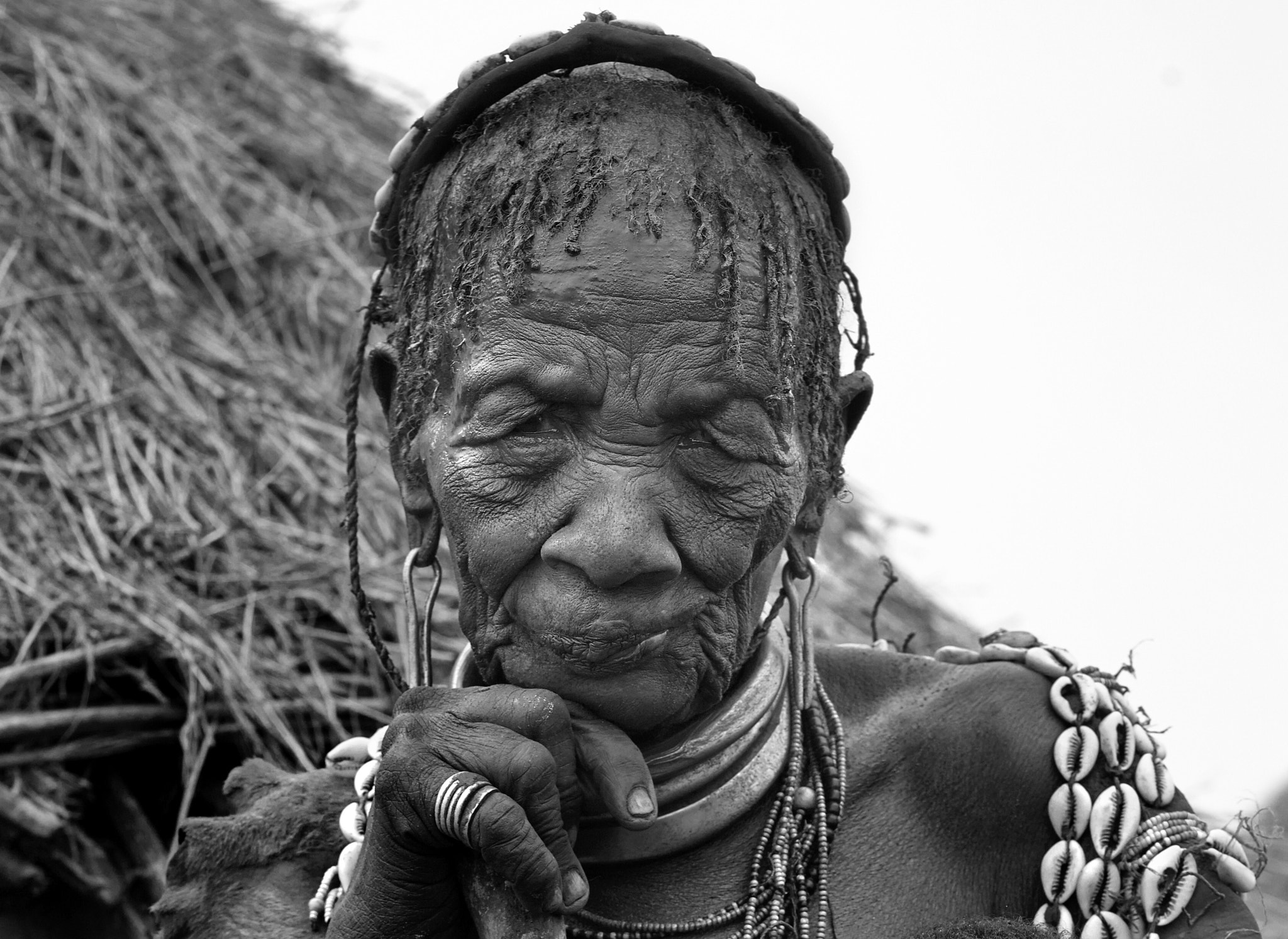 Leaf Credo 80 sample photo. 120 years old woman,she lives in ethobia photography