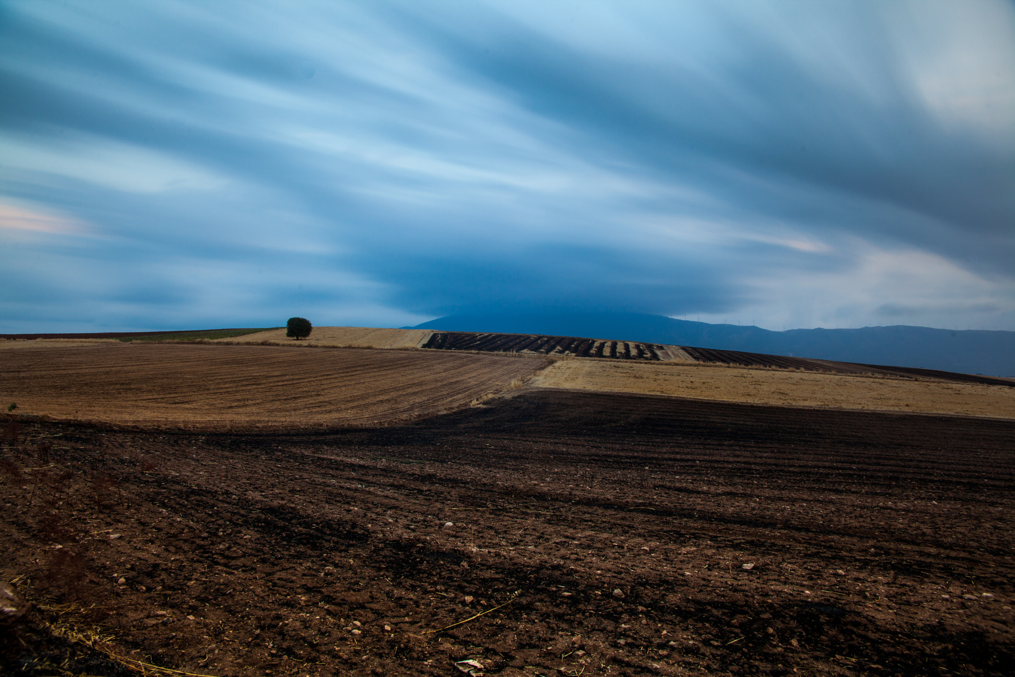 Canon EF 24-85mm F3.5-4.5 USM sample photo. Burned fields photography