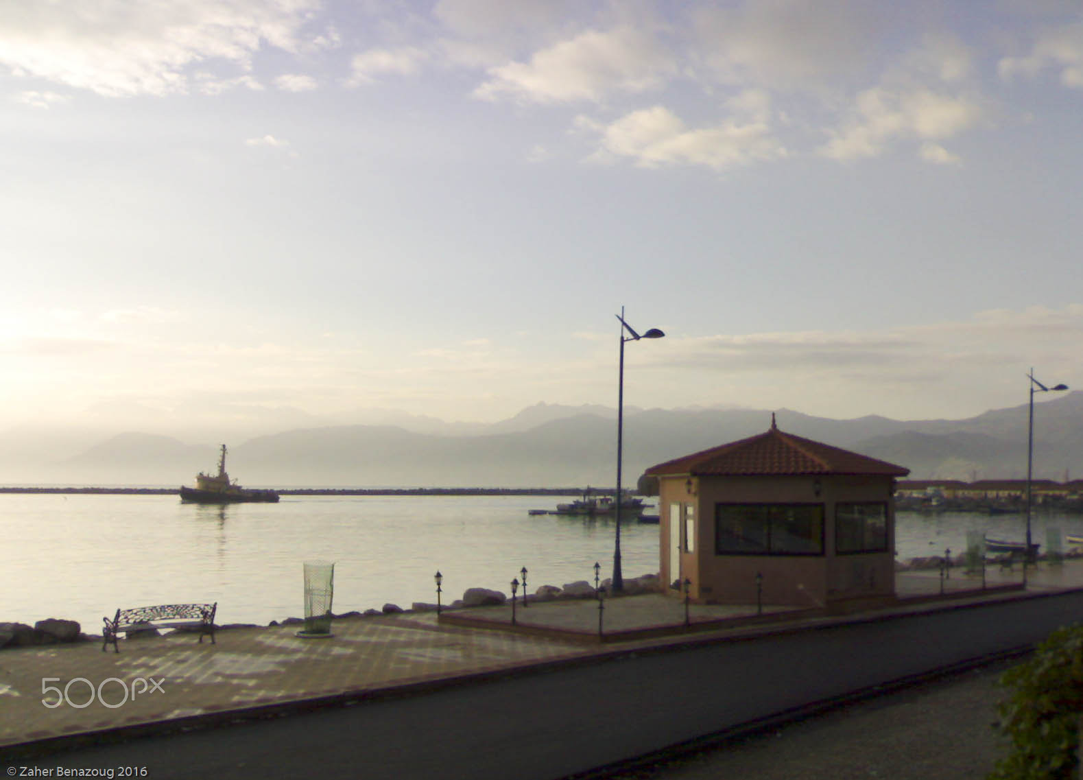 Nokia N70-1 sample photo. Bejaia inner harbor photography