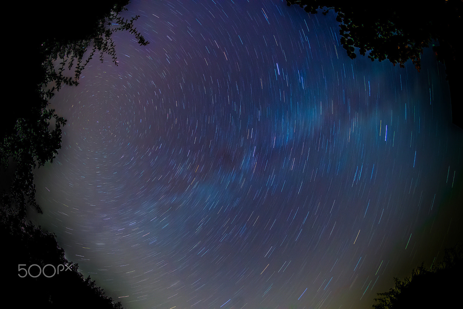Nikon AF DX Fisheye-Nikkor 10.5mm F2.8G ED sample photo. Star trails and milky way photography