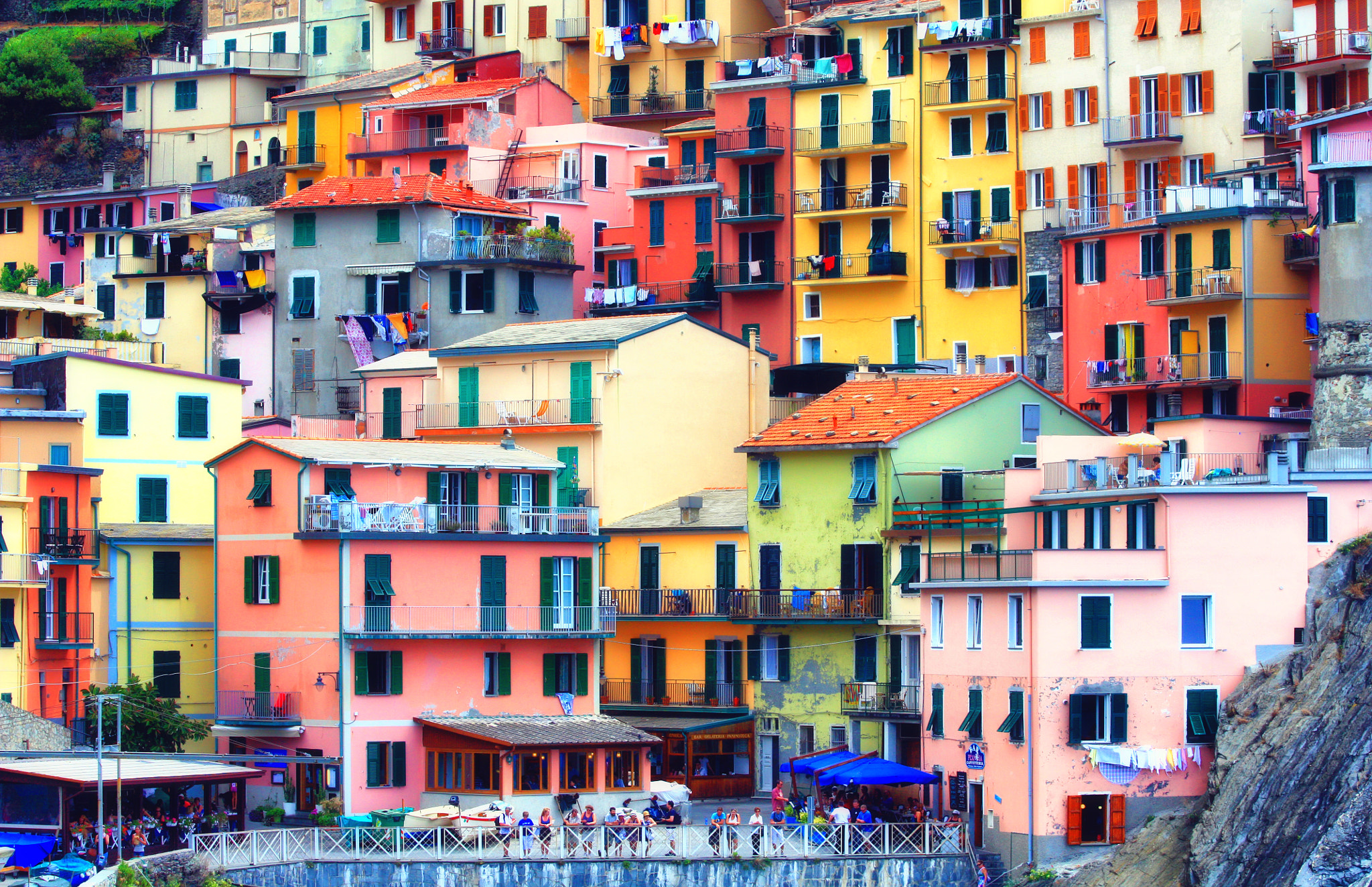 Canon EF 70-300mm F4-5.6 IS USM sample photo. Manarola photography