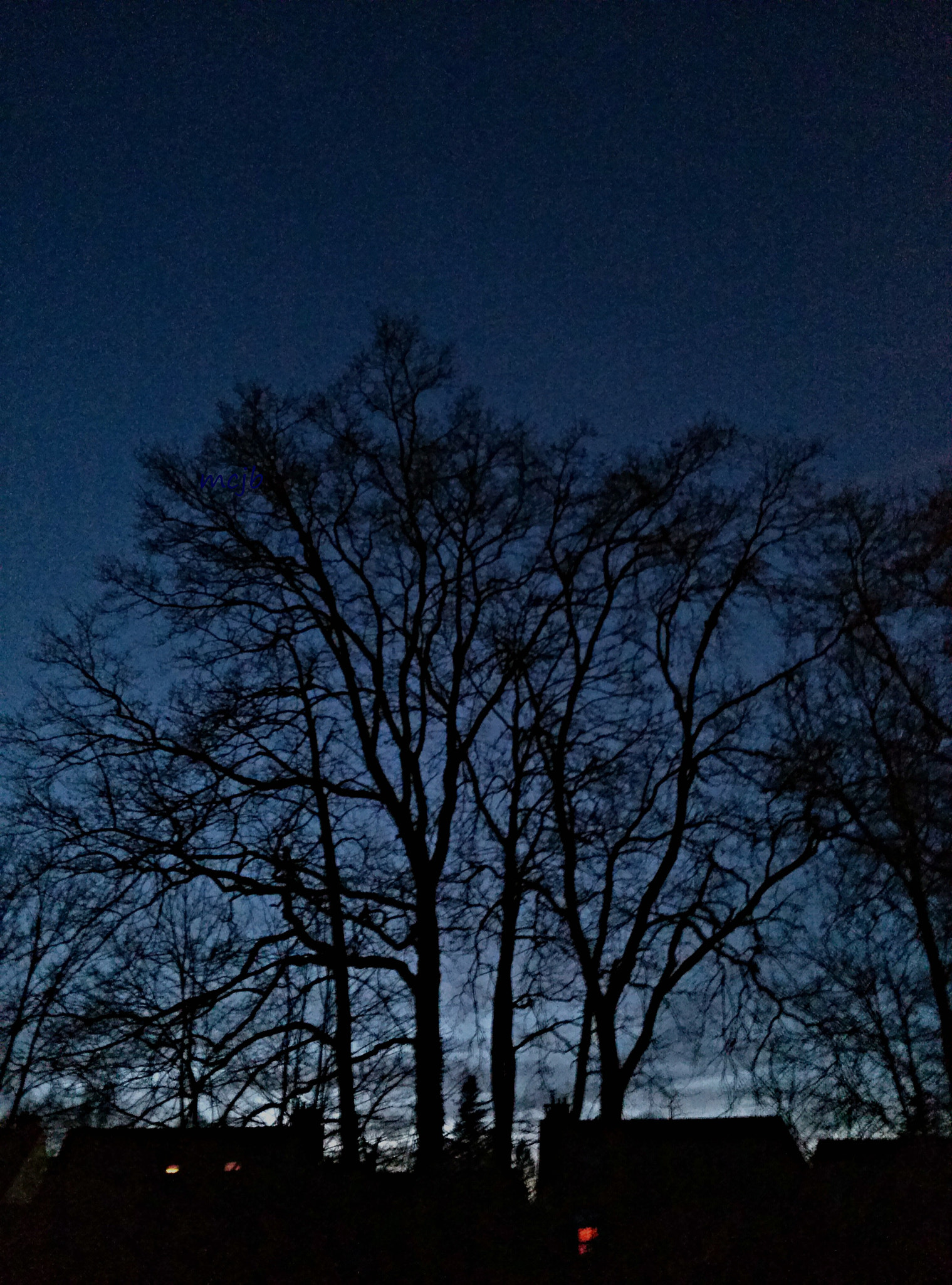 LG Optimus G sample photo. Nightfall blue profondeur du ciel au crépuscule photography