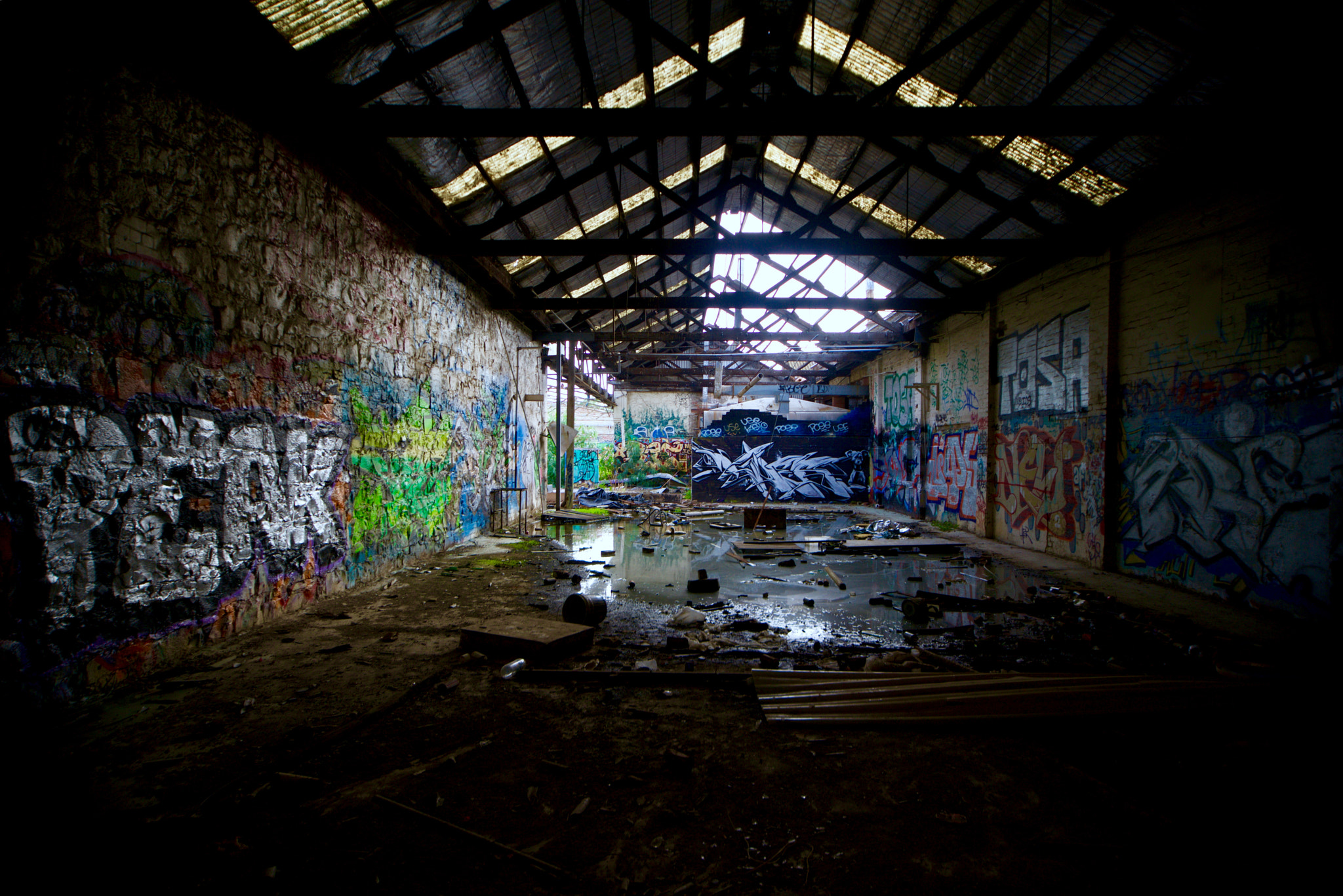 Sony a7R + Sigma AF 10-20mm F4-5.6 EX DC sample photo. Old factory 3 photography