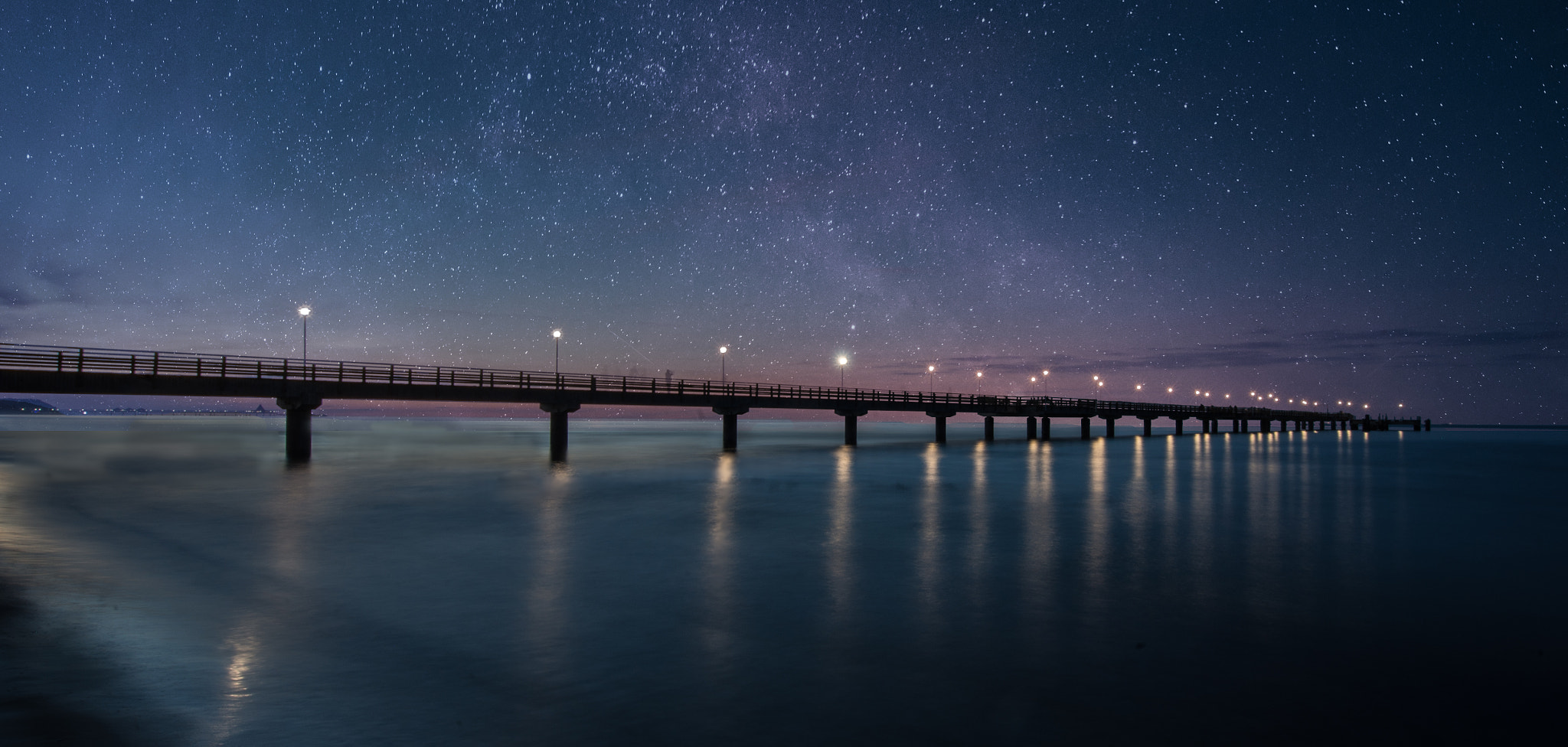 Sony a99 II + Sigma 10-20mm F3.5 EX DC HSM sample photo. Seebruecke milky way photography
