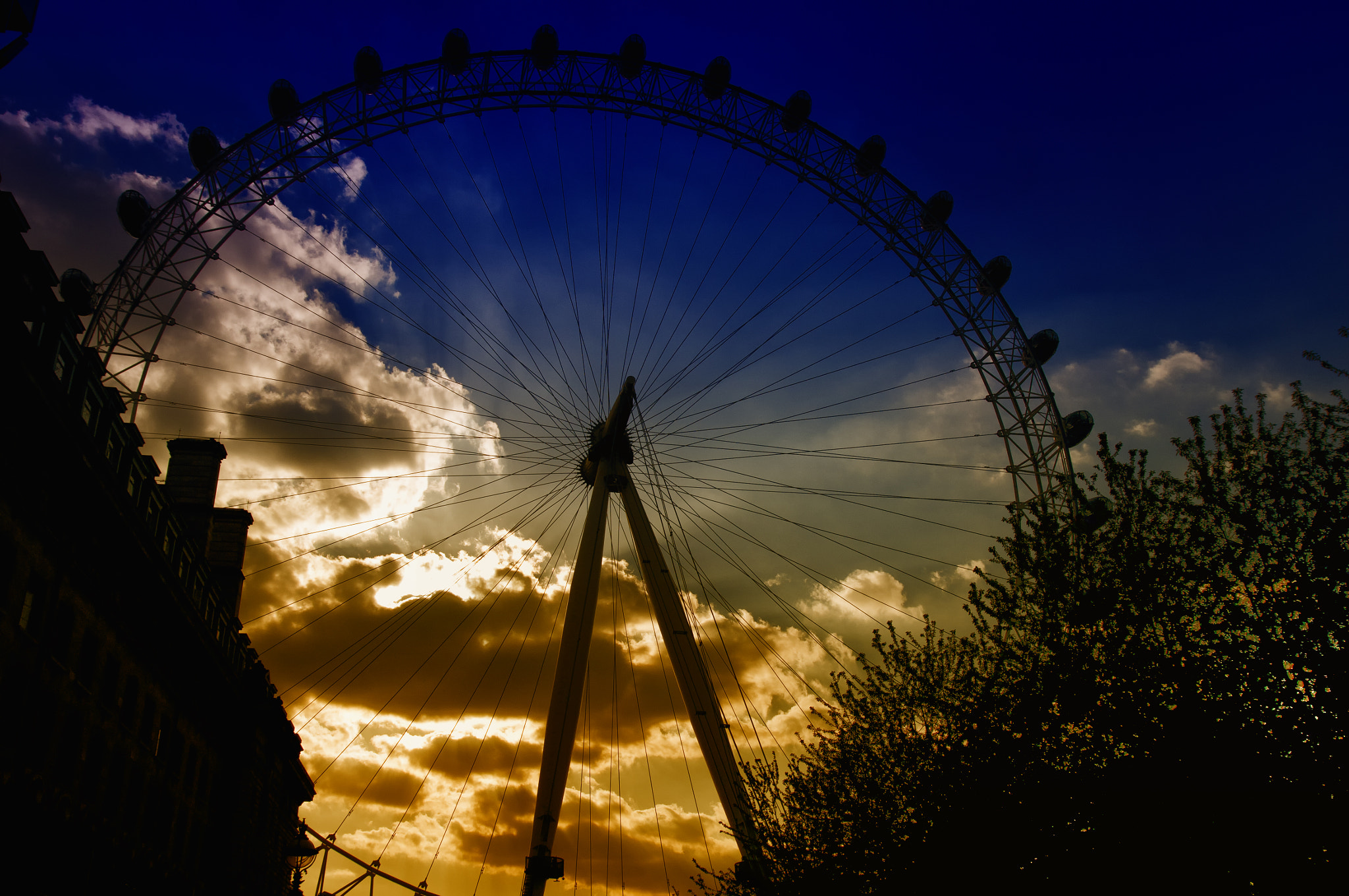 Pentax K-7 sample photo. London eye photography