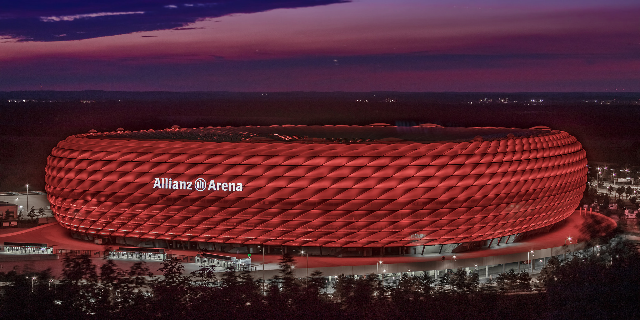 Canon EF 28-70mm f/3.5-4.5 sample photo. Allianz arena photography