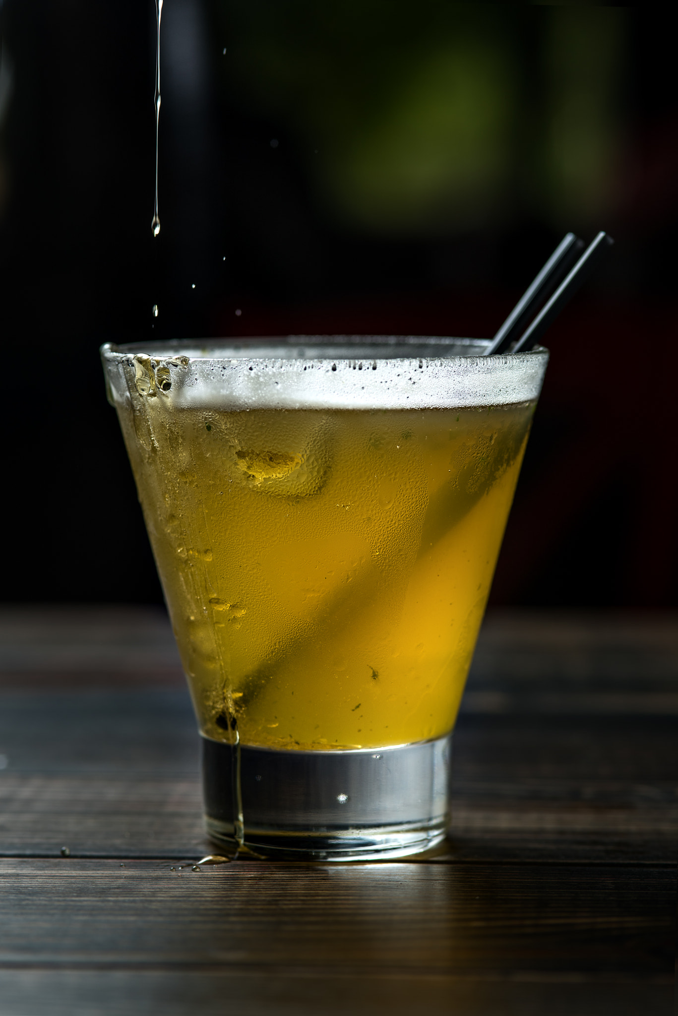 Nikon D750 + AF Micro-Nikkor 105mm f/2.8 sample photo. Honey cocktail photography