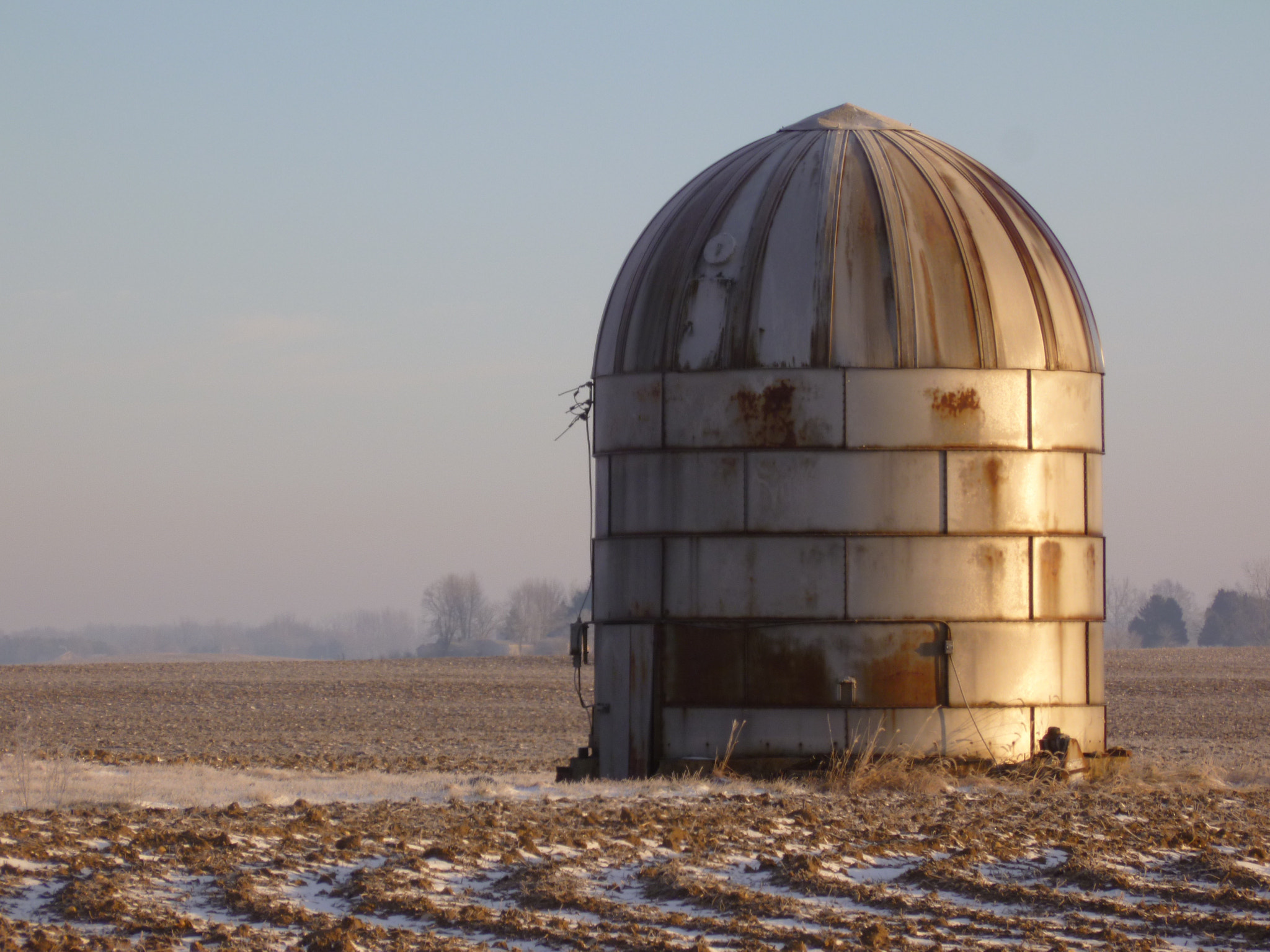 Panasonic DMC-FH20 sample photo. Grain silo photography