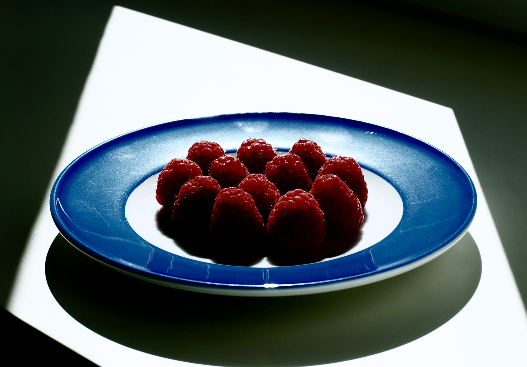 Sony SLT-A57 + Sony 50mm F1.4 sample photo. Raspberries in sunlight photography