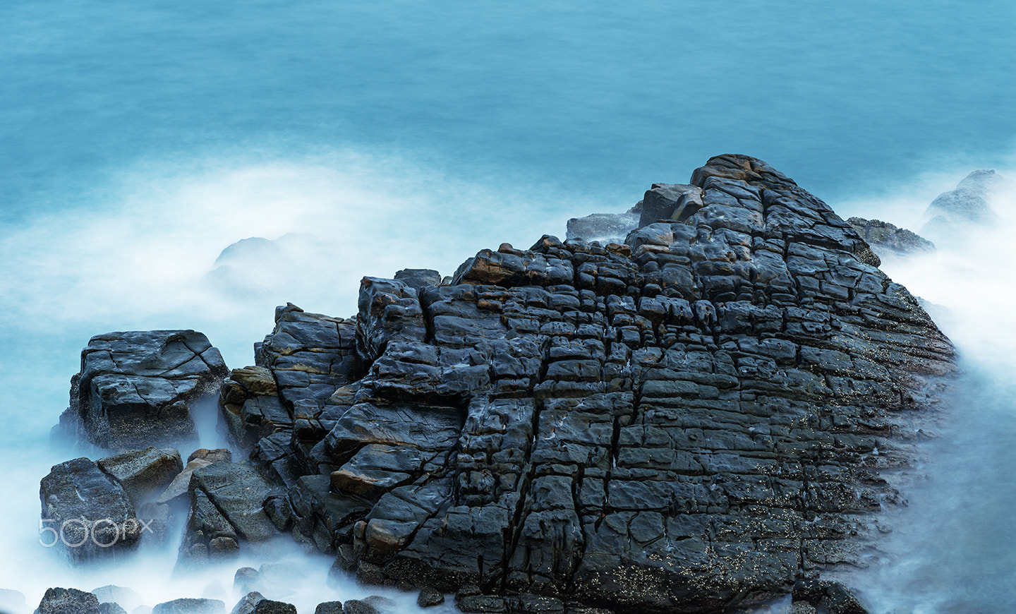 Sony a99 II + Sony 100mm F2.8 Macro sample photo. Rocks in sea photography