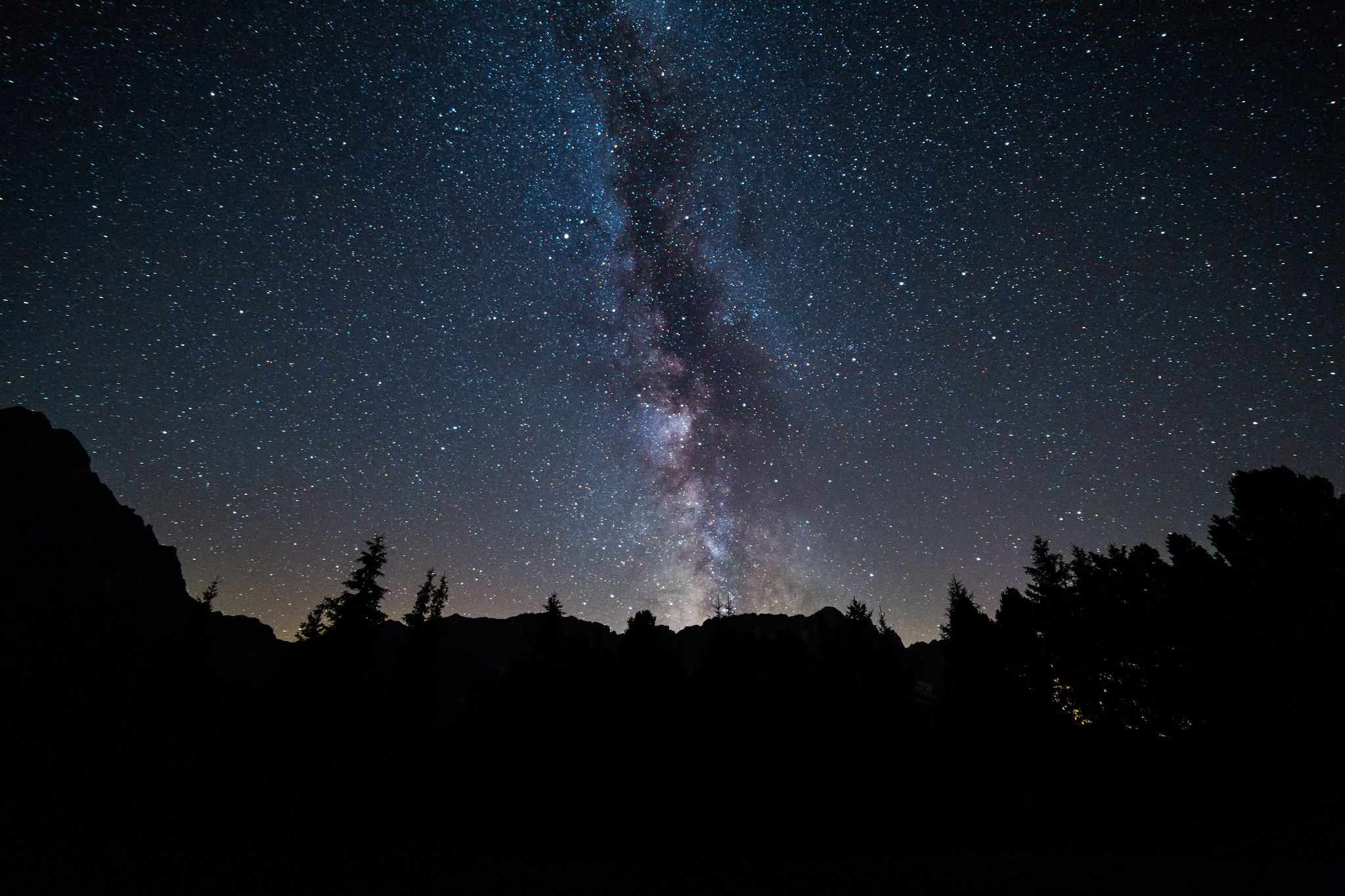 Canon EOS 6D + Canon EF 14mm F2.8L II USM sample photo. Dolomite milkyway photography