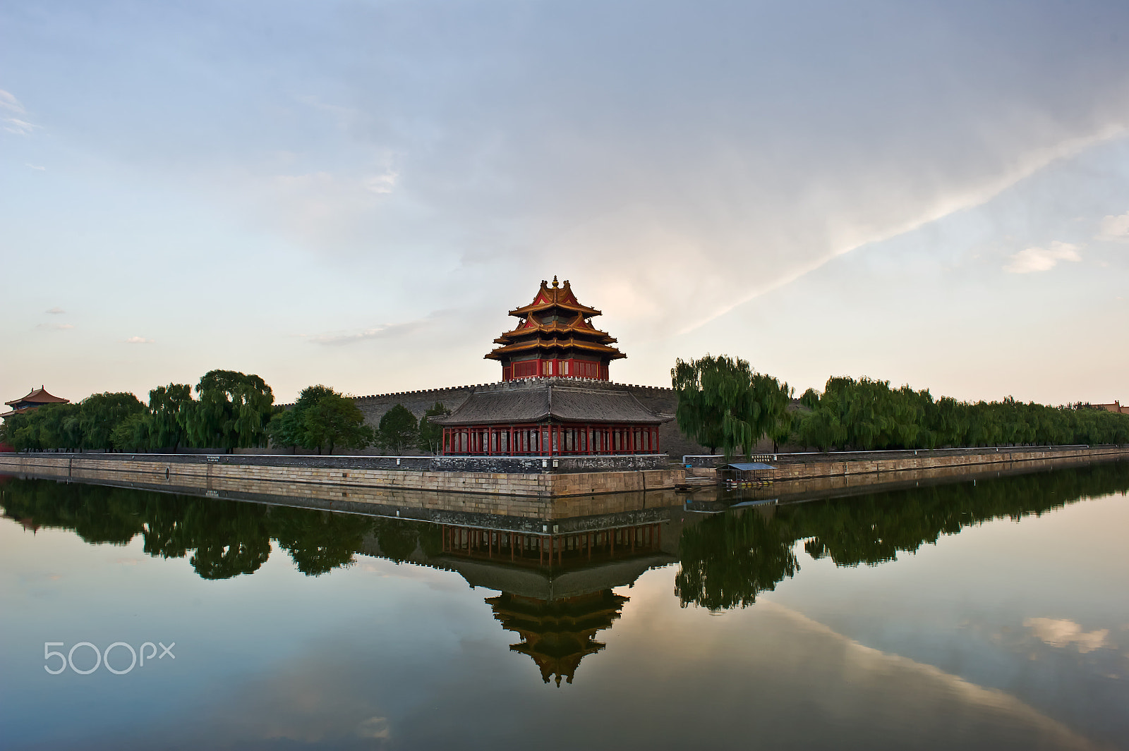 Nikon D3S + Nikon AF Nikkor 24mm F2.8D sample photo. The northwest corner of the forbidden city photography