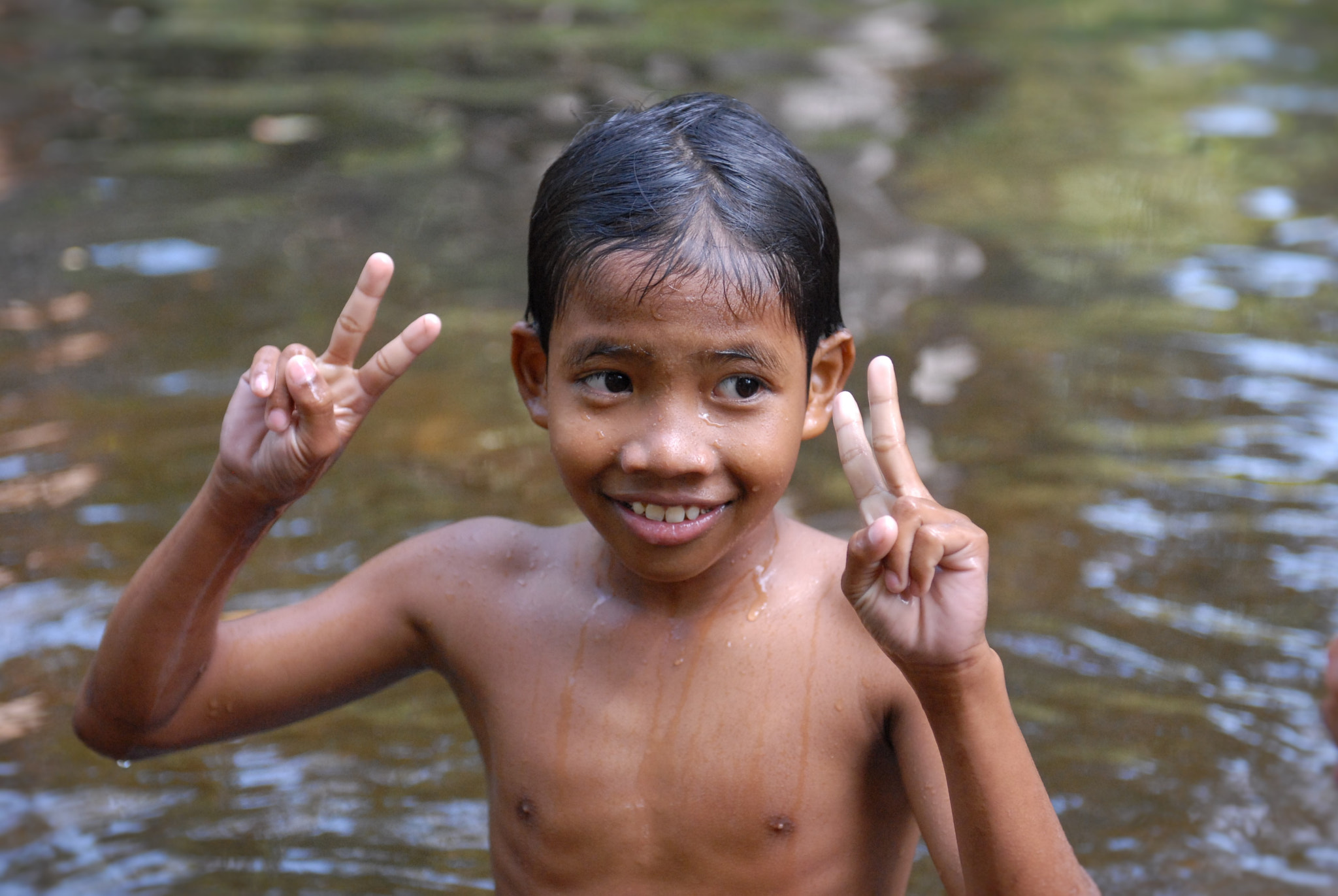 Nikon D200 sample photo. Happy child photography