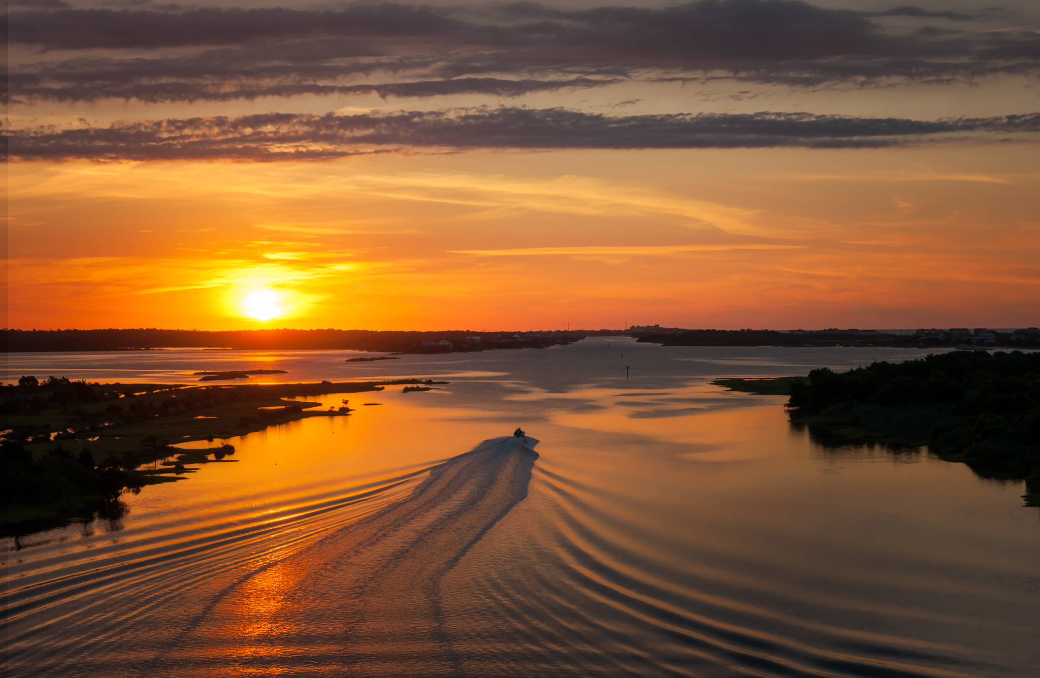 Sony Alpha DSLR-A390 + Sony DT 18-55mm F3.5-5.6 SAM sample photo. Intercoastal sunrise photography